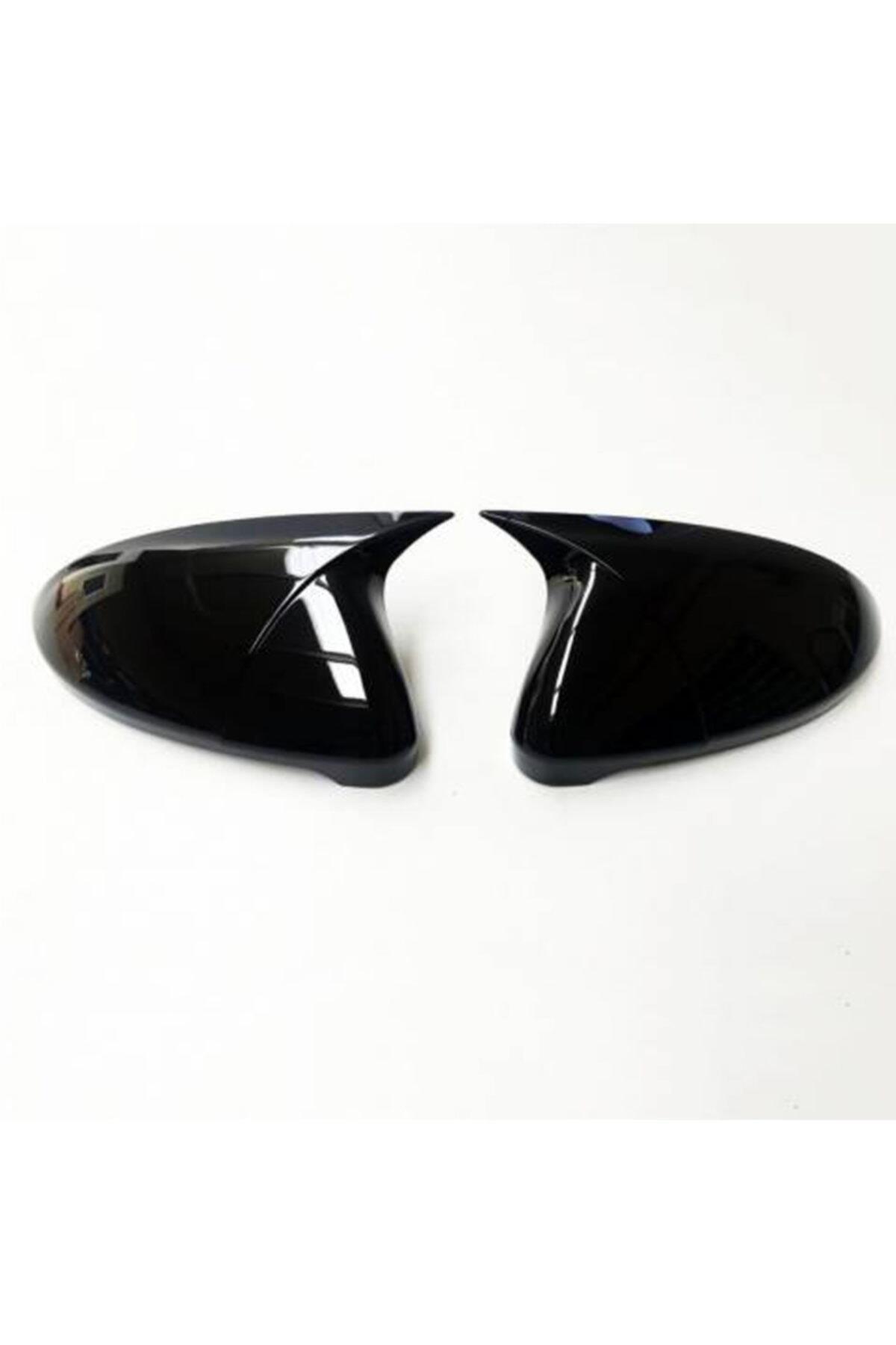 Bmw 3 Seri E90 2008-2010 Yarasa Ayna Kapağı Parlak Siyah Batman Piano Black