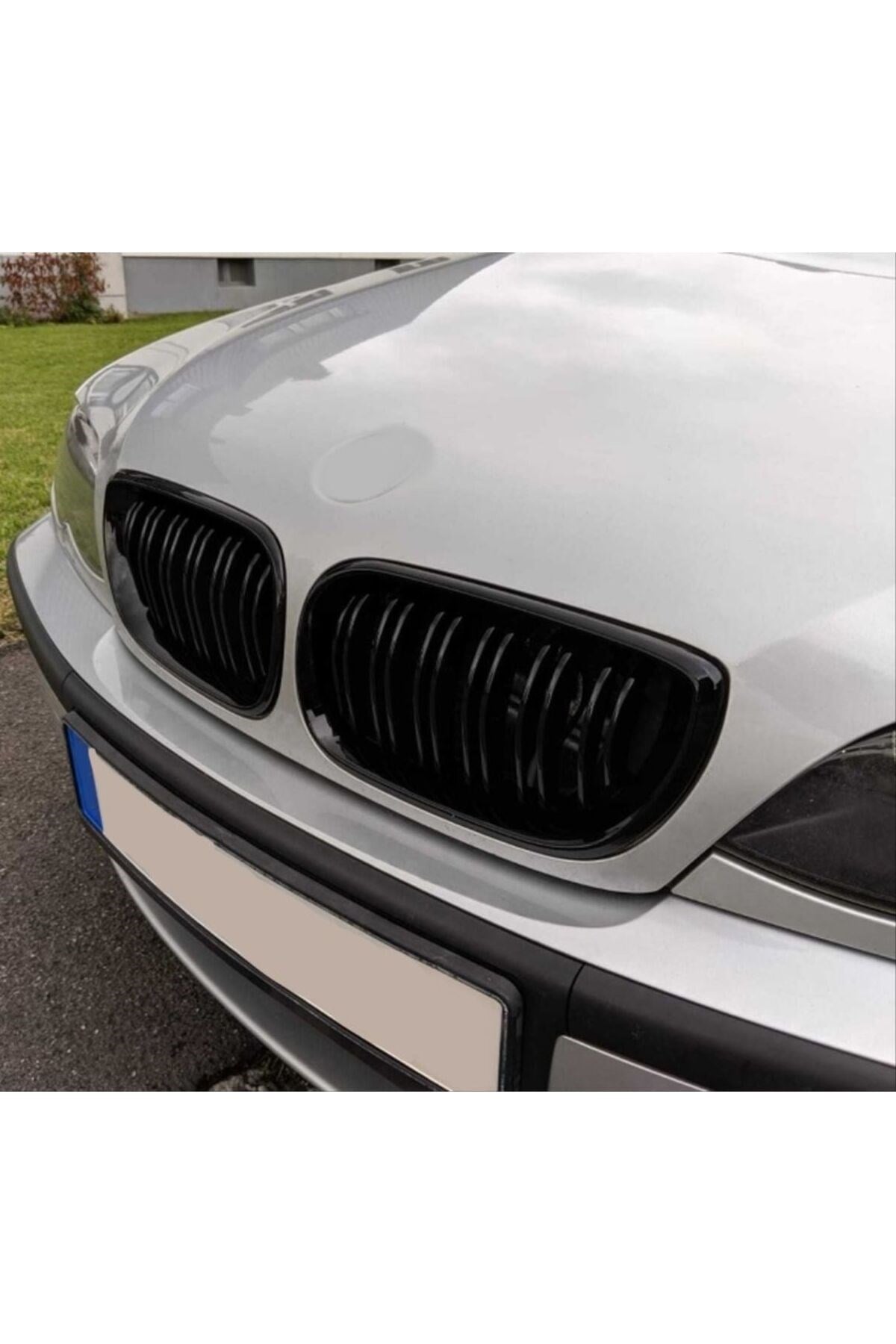 Bmw 3 Serisi E46 2002-2004 Uyumlu Çift Çizgi M Panjur ( Böbrek )