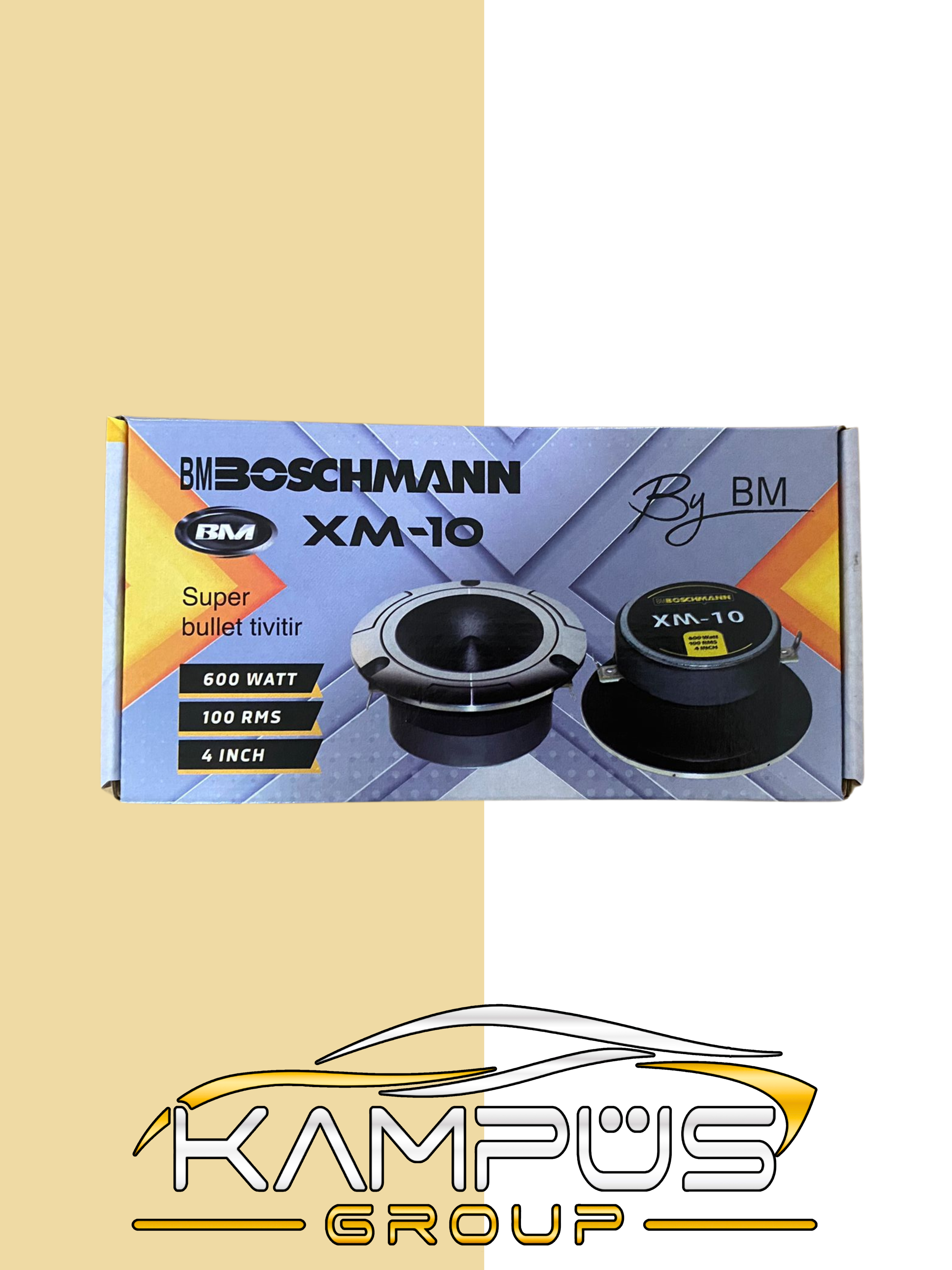 Boschmann Xm-10 Tweeter 10Cm 600 Watt (100 Rms) 2 Adet