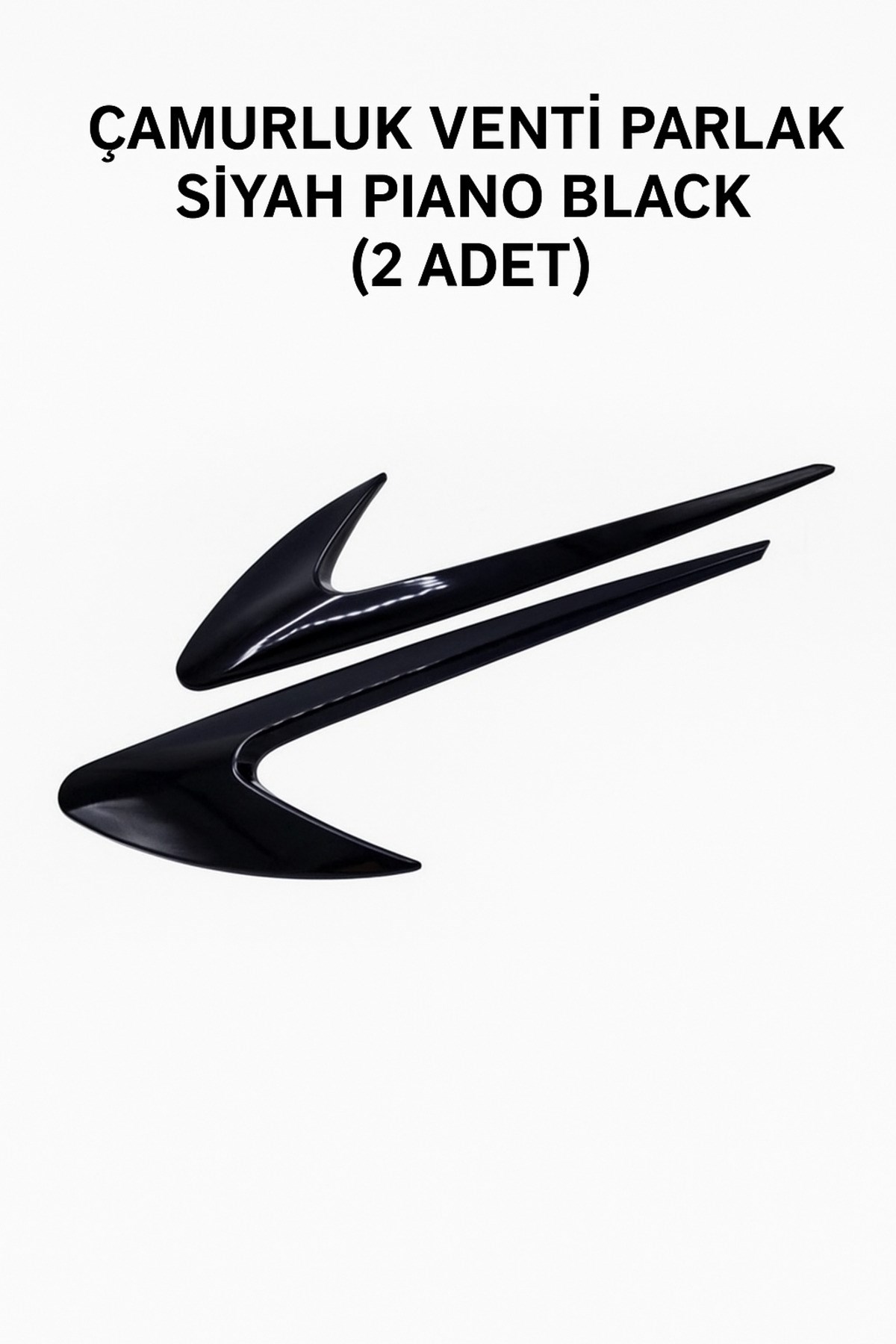 Çamurluk Venti Parlak Siyah Piano Black (2 ADET)