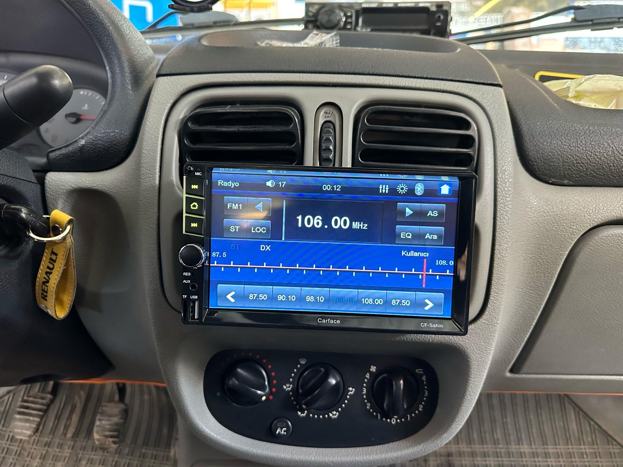 CARFACE Clio Double Teyp-Clio Dabıl Ekran 