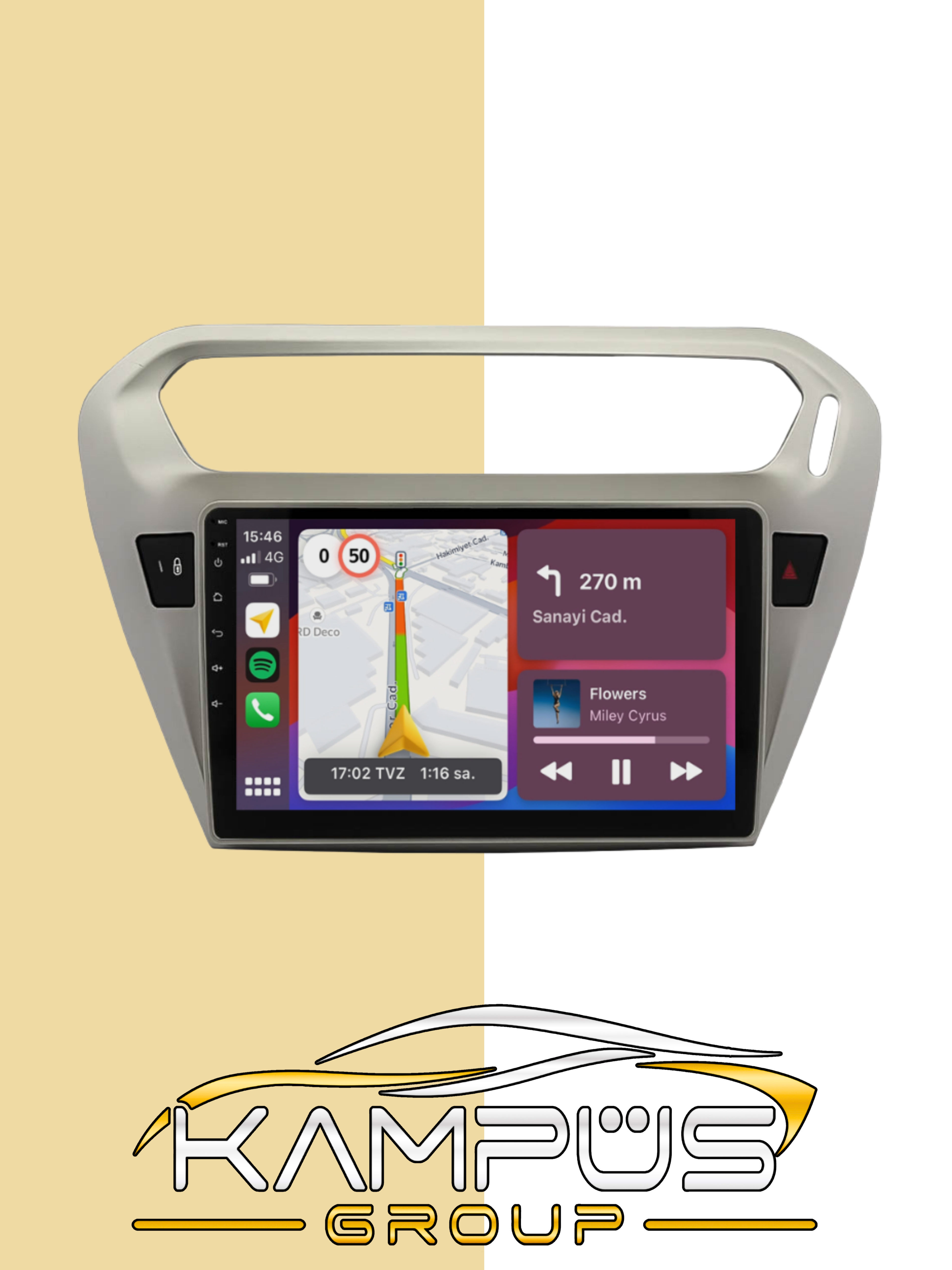 Citroen C-Elysee Android Multimedya Sistemi (2012-2024)