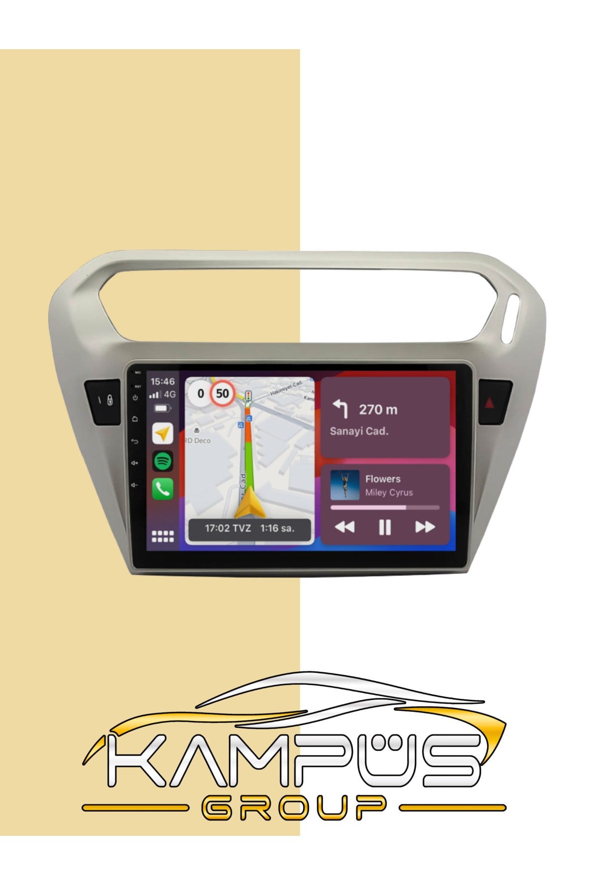 Citroen C-Elysee Android Multimedya Sistemi (2012-2024)