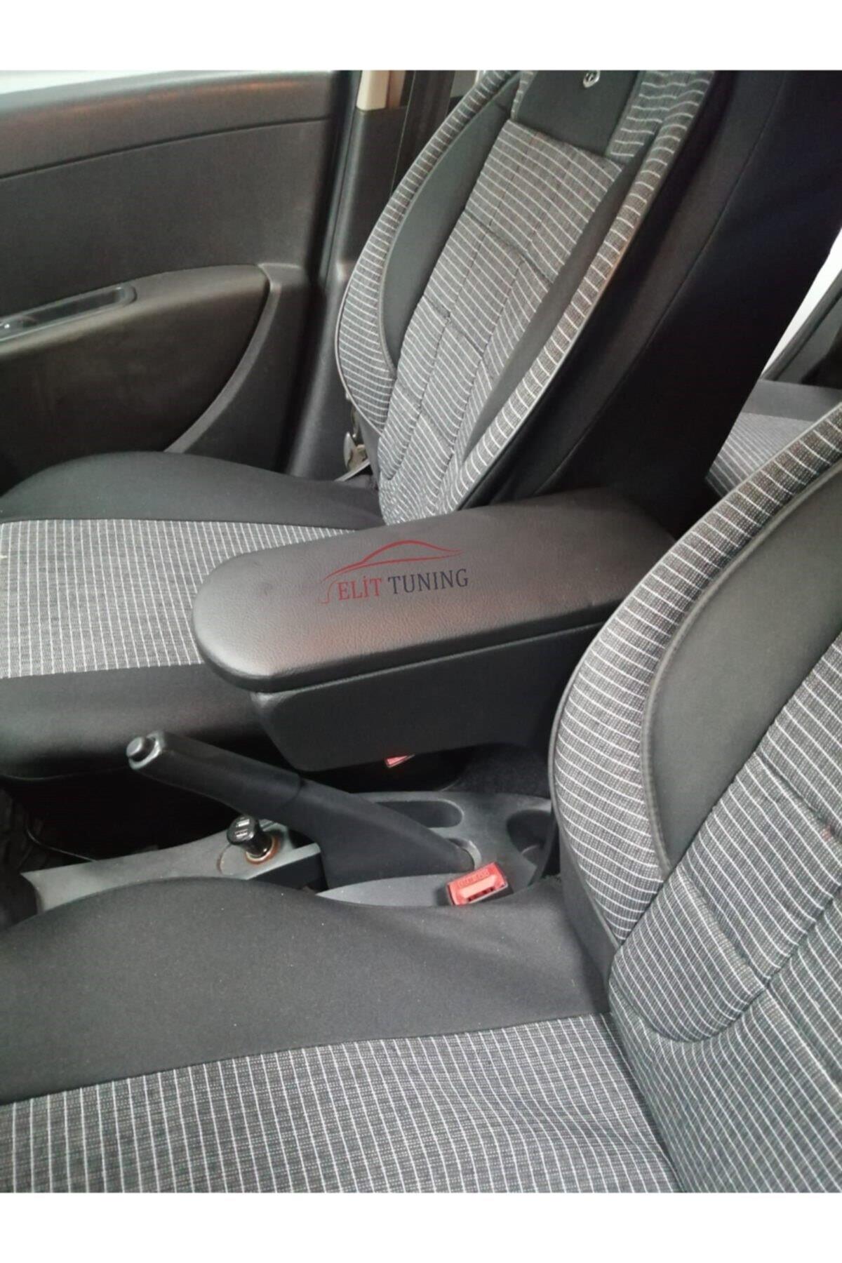 Citroen C3 Deri Kol Dayama Kolçak Siyah Özel Üretim Mdf El Yapımı