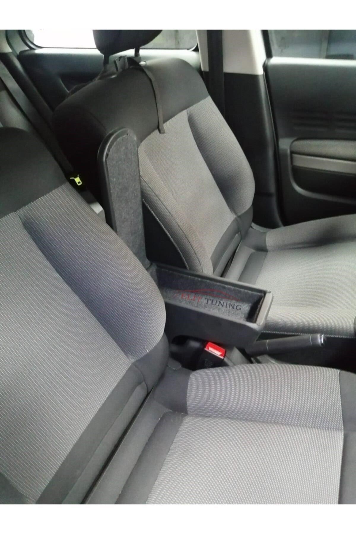 Citroen C4 Deri Kol Dayama Kolçak Siyah Özel Üretim Mdf