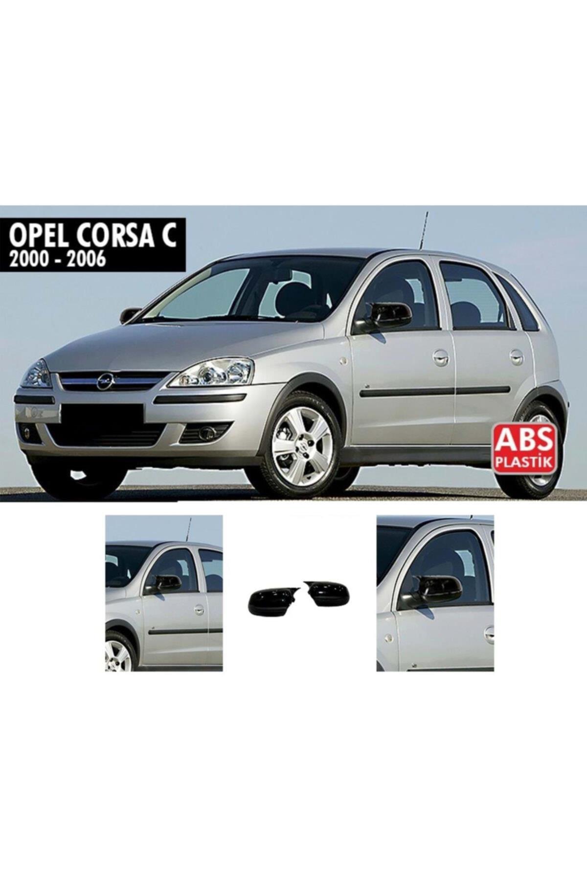 Corsa C Uyumlu Batman Yarasa Ayna Kapağı Piano Black / 2000-2006