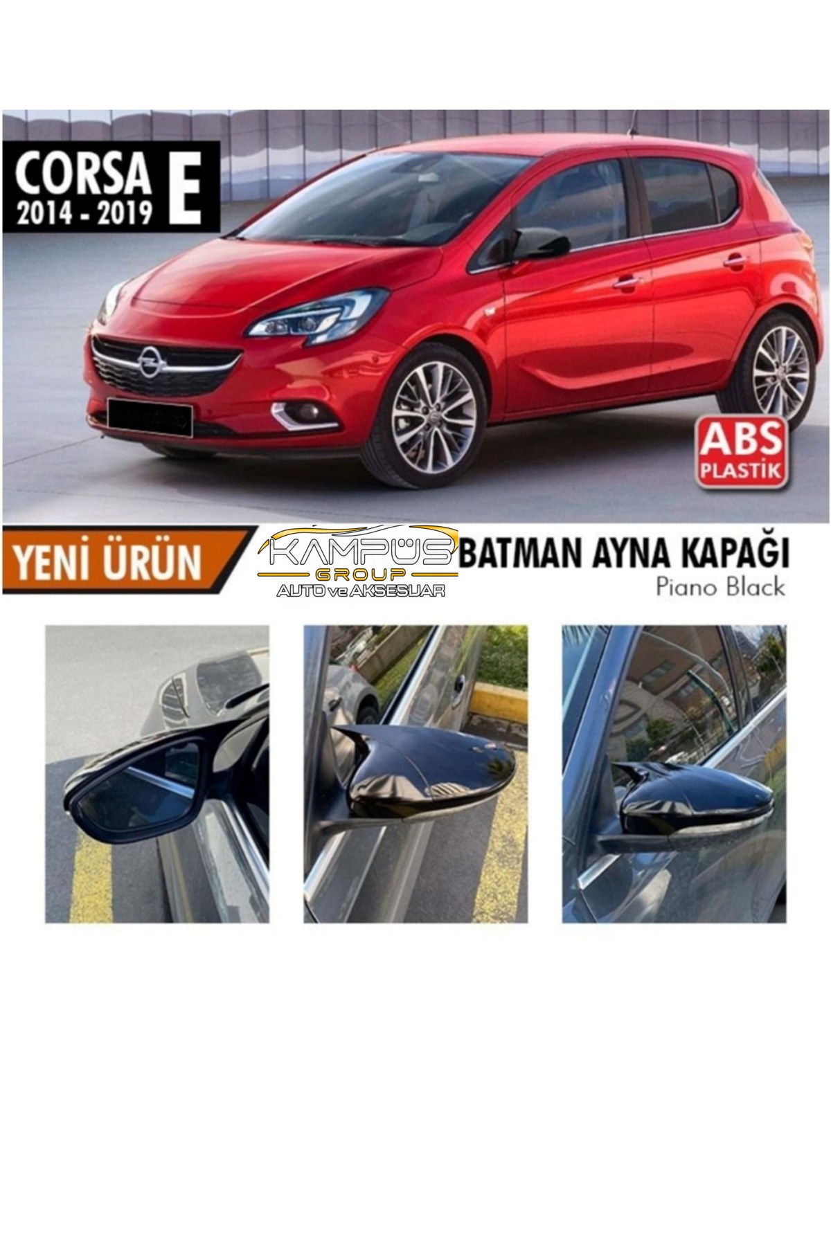 Corsa E Batman Yarasa Ayna Kapağı