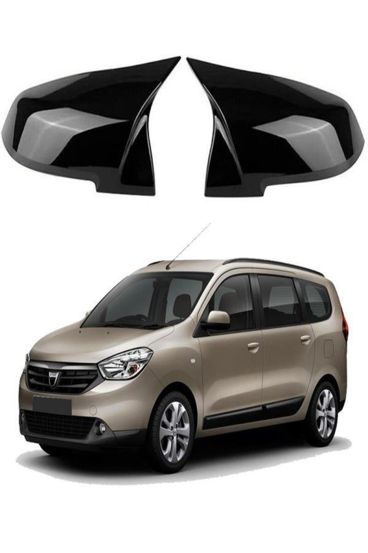 Dacia Lodgy Araca Özel Batman Yarasa Ayna Kapağı Pianoblack