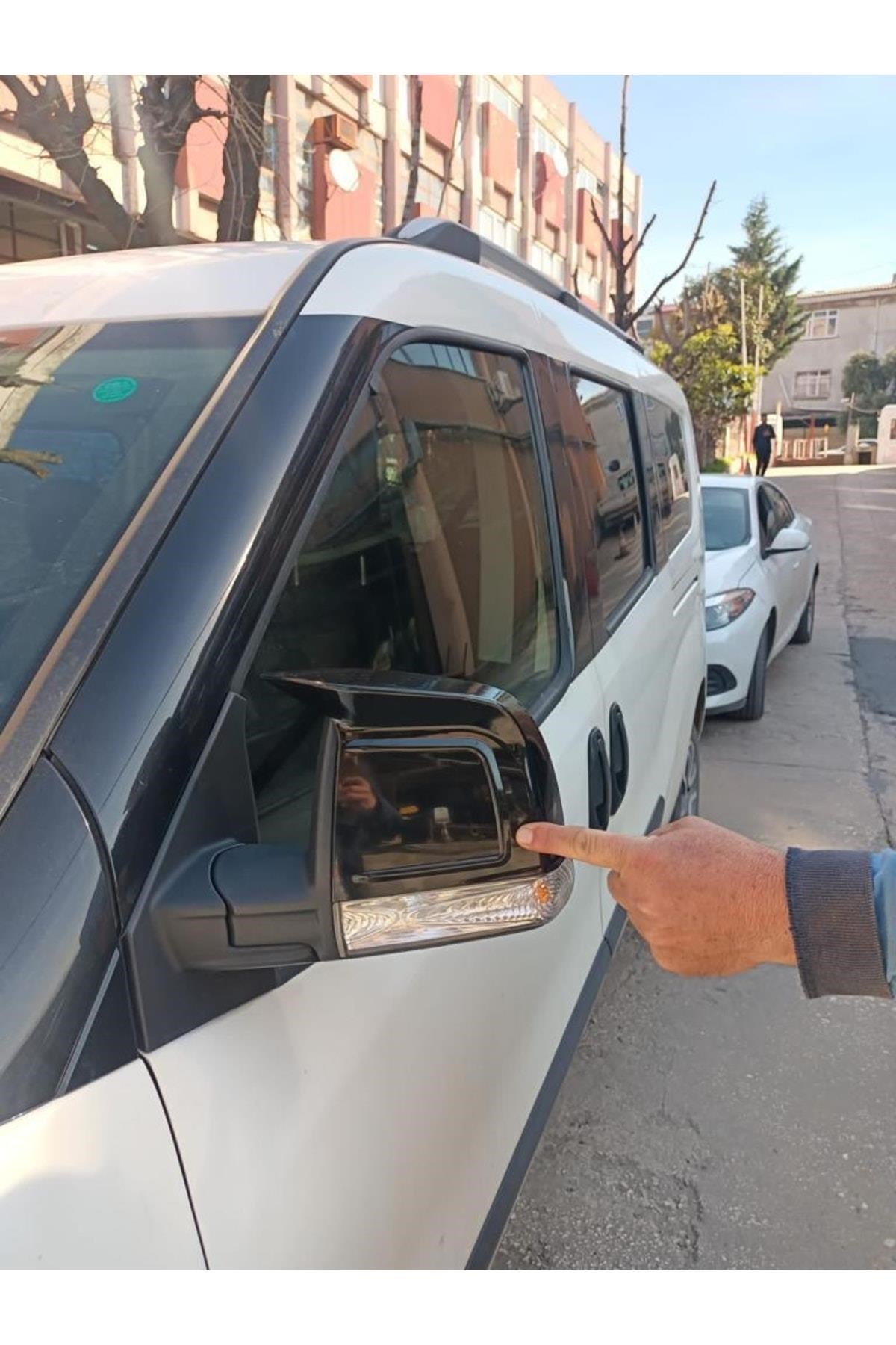 Doblo Yarasa Ayna Kapağı Çift Taraflı Bant Ile Kolayca Montaj