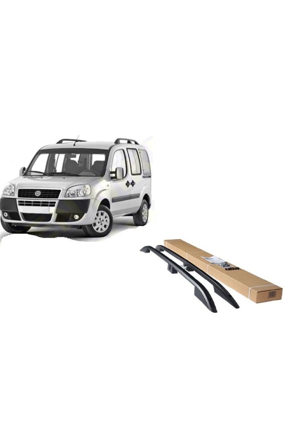 Fiat doblo tavan çıtası port bagaj taşıyıcı siyah 2001 / 2010