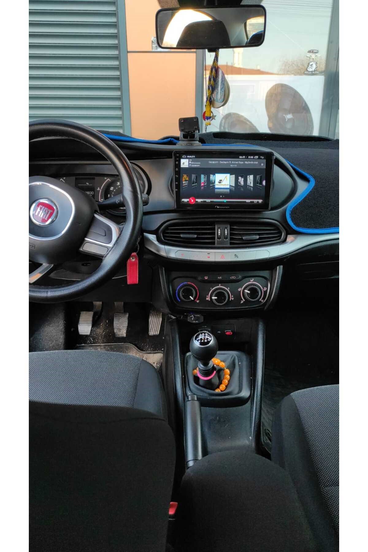 FİAT EGEA 9 İNÇ 4 ram 64 hafıza CARPLAY ANDROİD MULTİMEDYA EKRAN Geri görüş kamerası