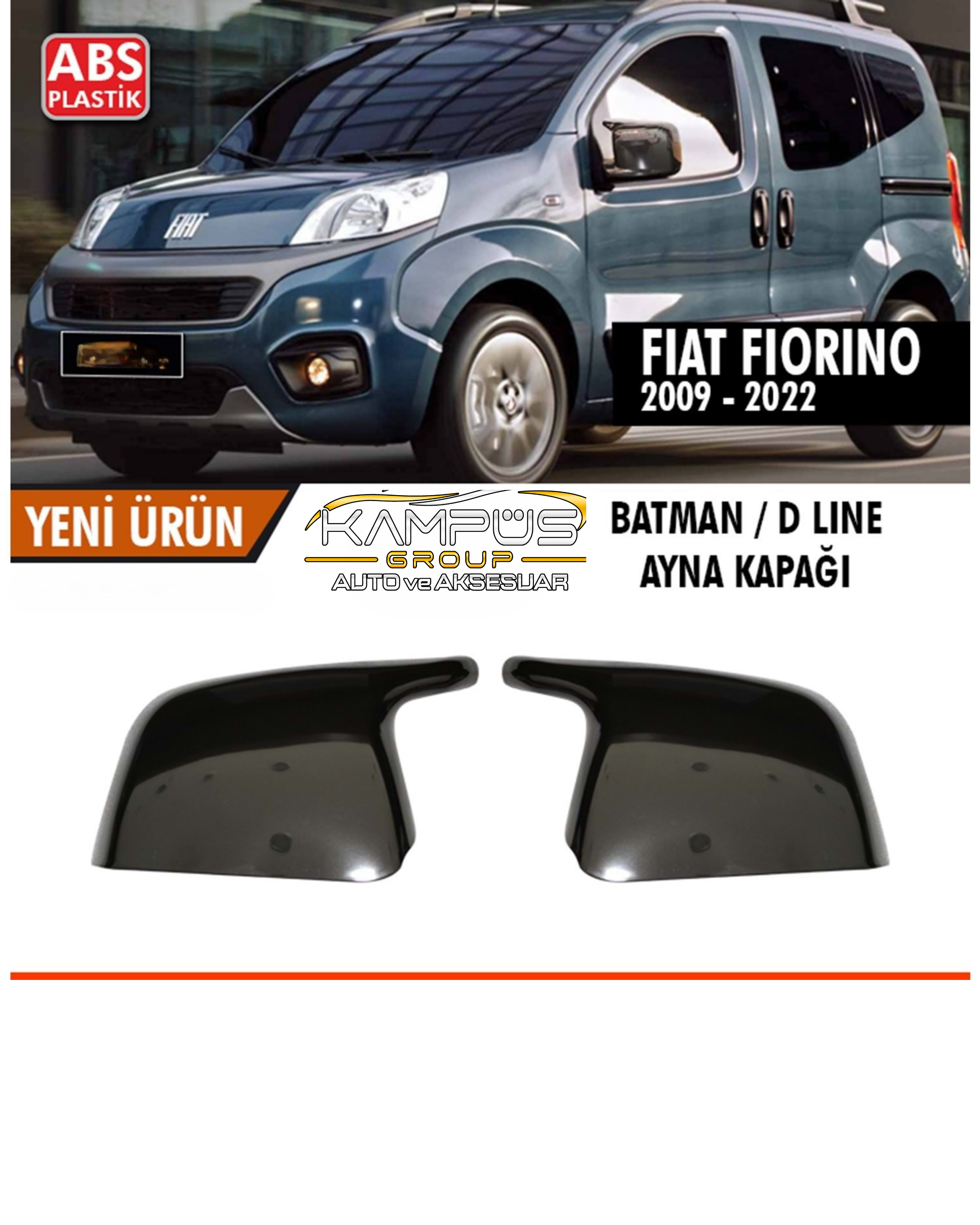 Fiat Fiorino 2008-2022 Batman Yarasa Ayna Kapağ