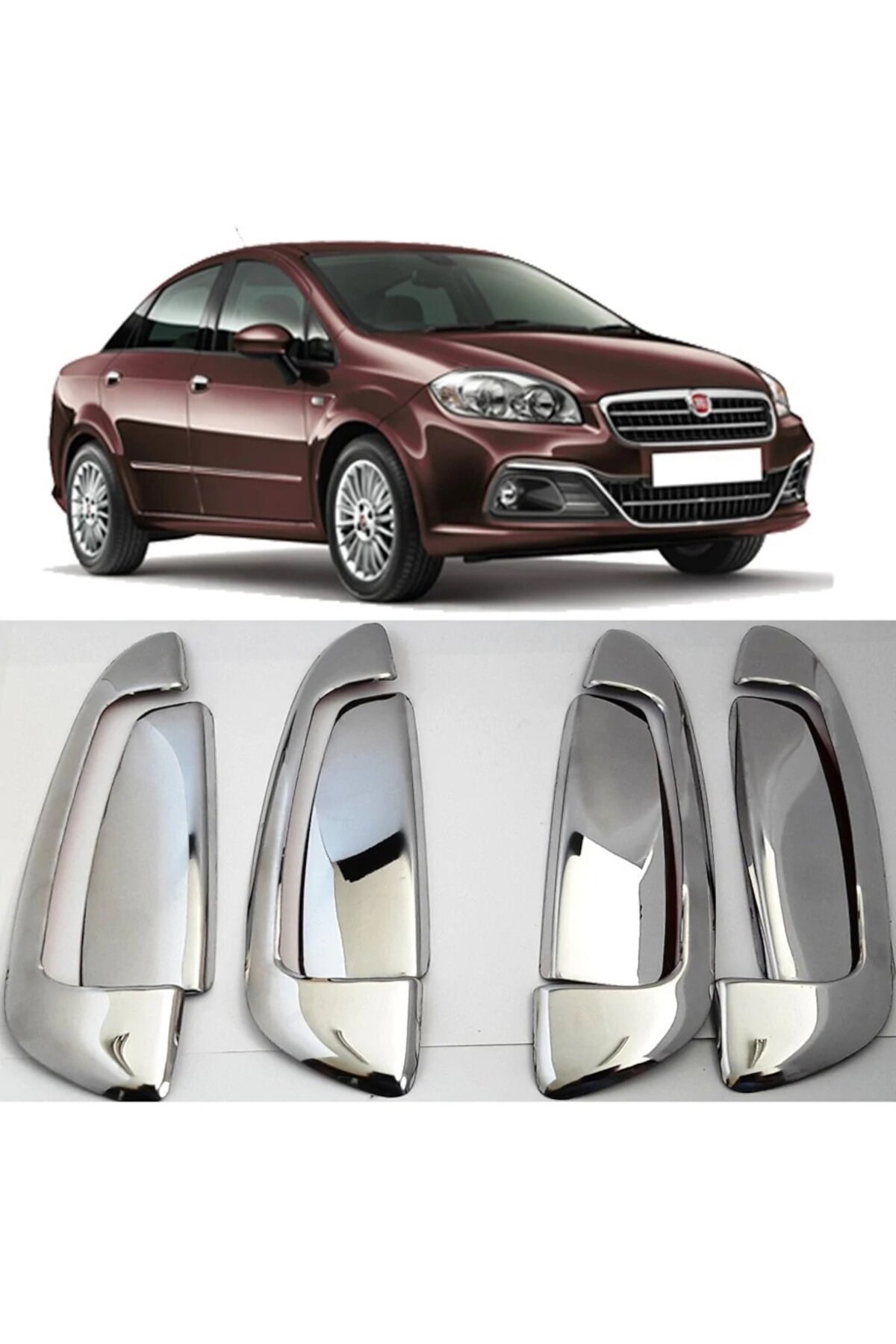 Fiat Linea Kapı Kolu Kromu Çerçevesi Nikelaj