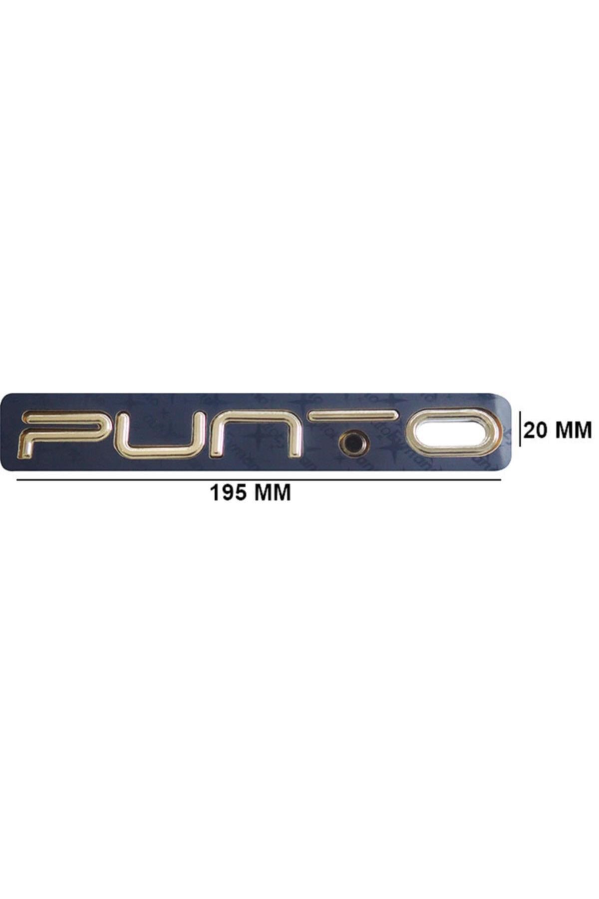Fiat Punto Bagaj Yazı (siyah Noktalı)