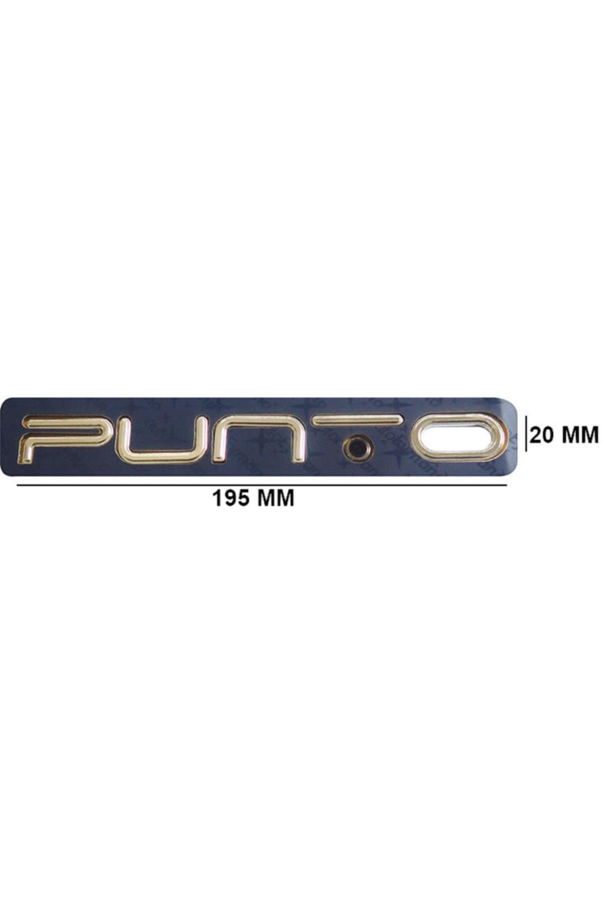 Fiat Punto Bagaj Yazı (siyah Noktalı)