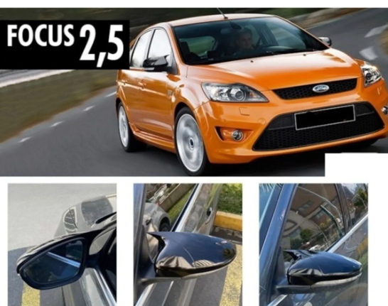 Ford Focus 2,5 Mk2-mk2 Fl Batman Yarasa Ayna Kapağı Piano Black 2004-2011 Aras