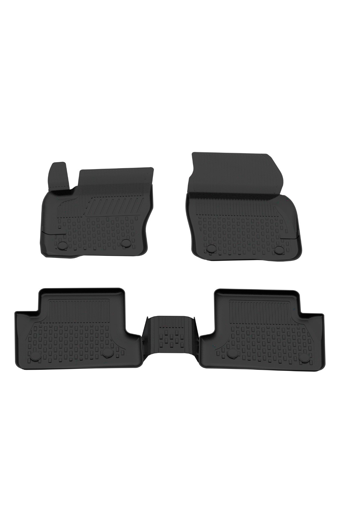 Ford Focus 3 - 3,5 2010-2018 Uyumlu Araca Özel 4.5D Havuzlu Oto Paspas - Focus