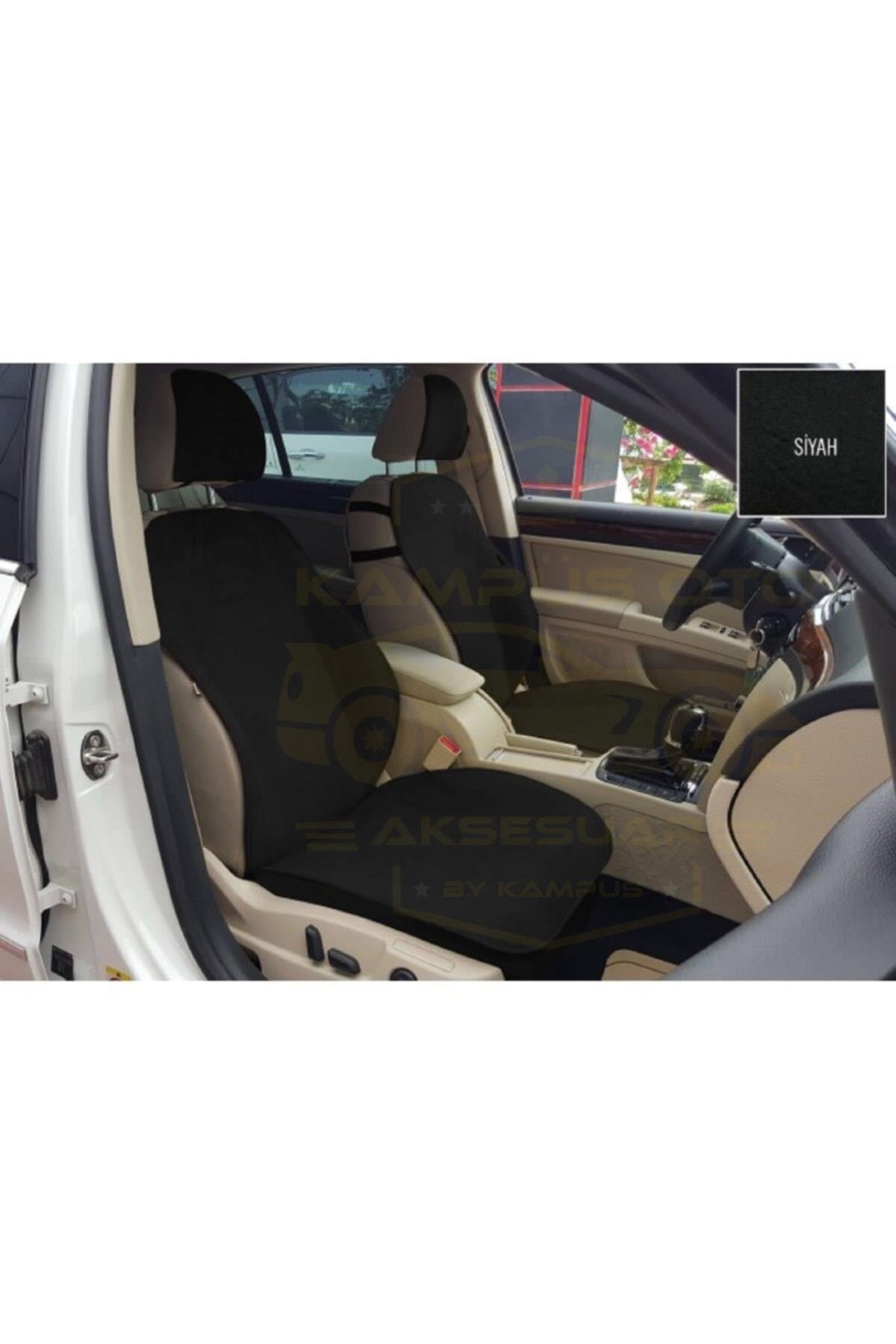 Ford Kuga 2013- Uyumlu Siyah Renk Koltuk Koruyucu Minder Araca Özel