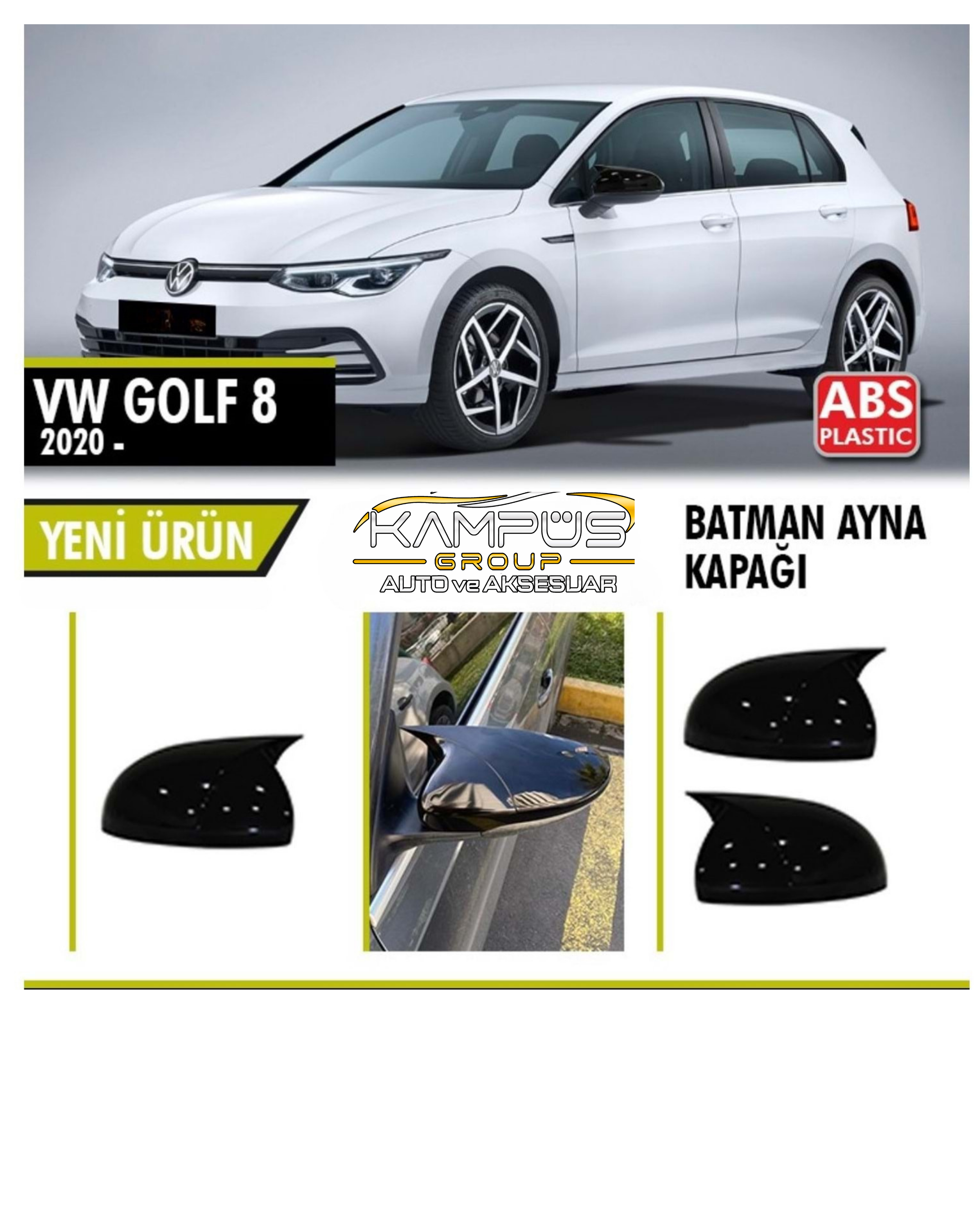 Golf 8 Batman Yarasa Ayna Kapağ