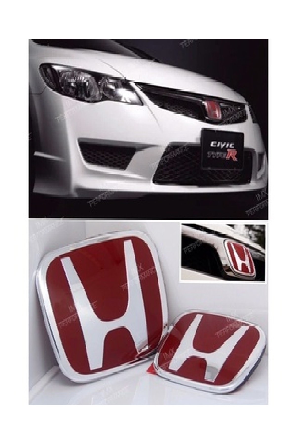 Honda Civic 2006-2012 Fd6 Kırmızı H Ön Ablem-logo