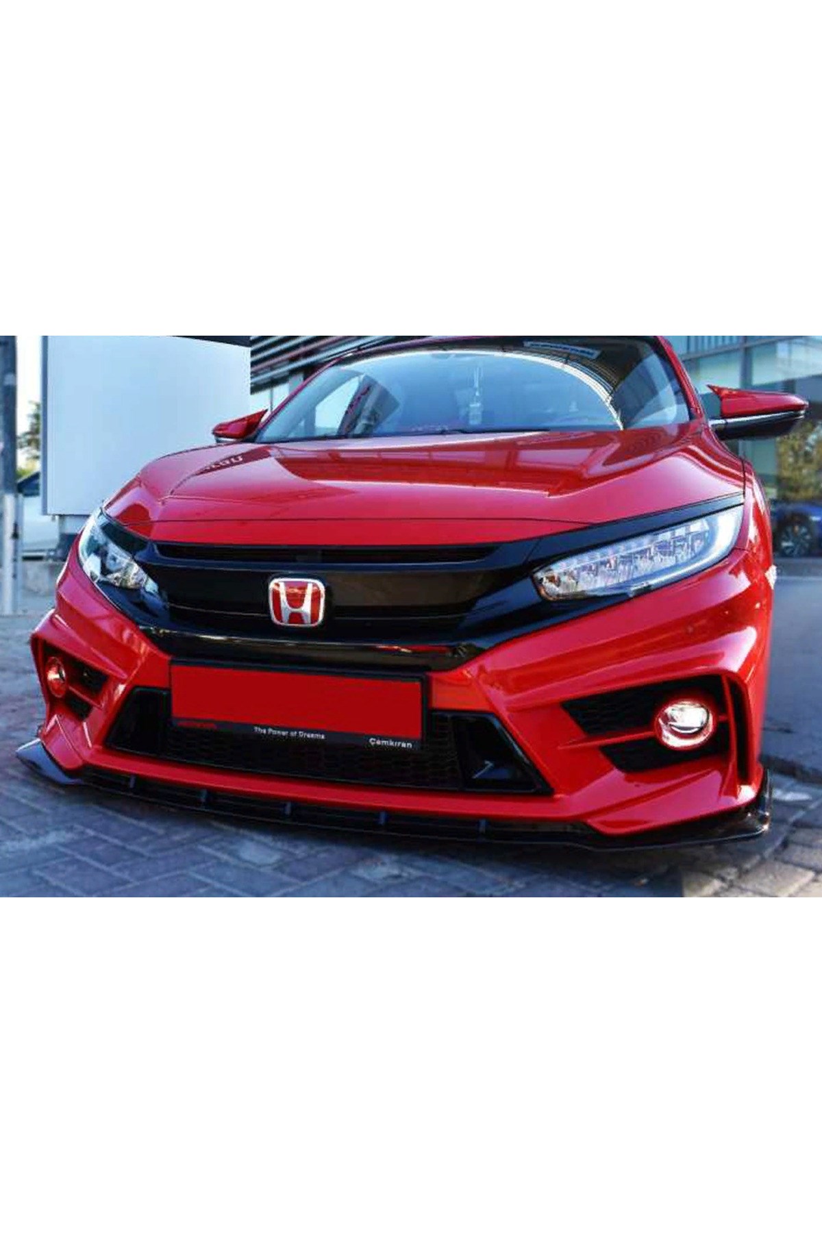 Honda Civic Fc5 2016-2020 Ön Logo Kırmızı