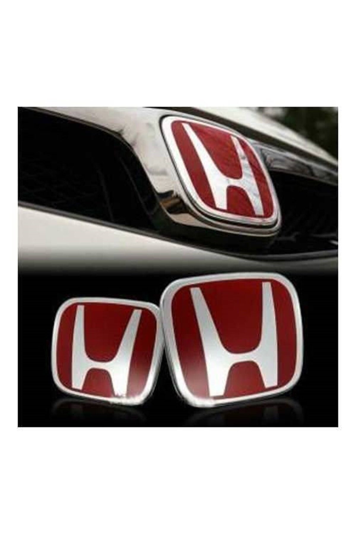 Honda Civic Fc5 Fk7 Kırmızı Ön Arka Logo Amblem 2016-2020