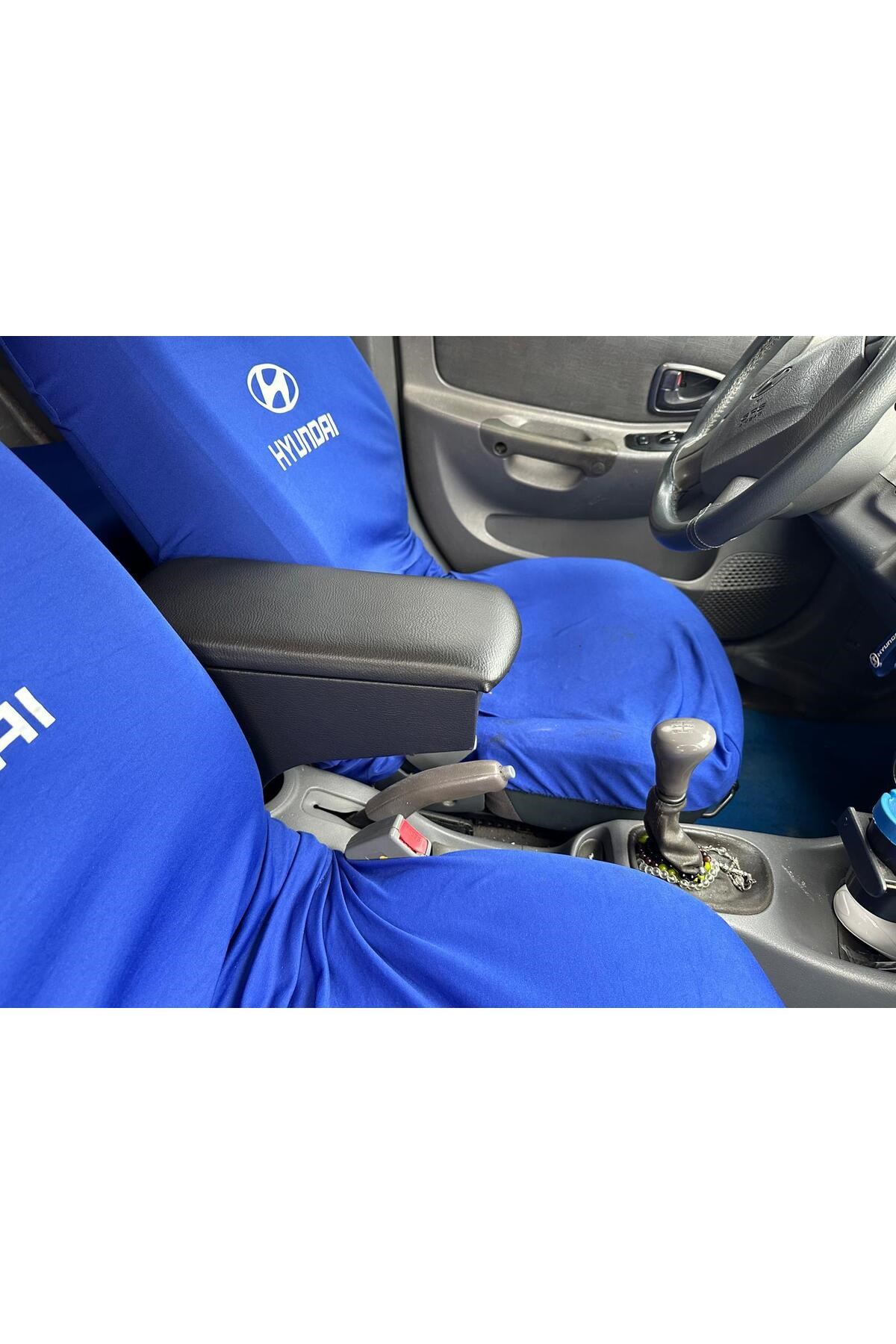 Hyundai Accent Admire Deri Kol Dayama Kolçak Siyah Özel Üretim Mdf