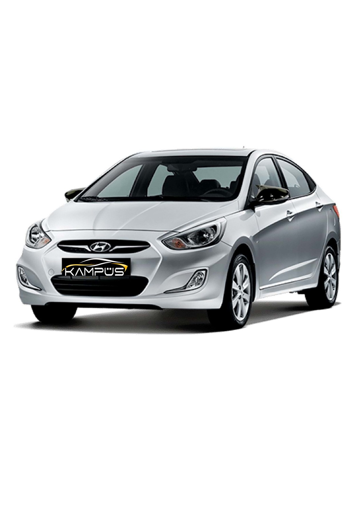 Hyundai Accent Blue Sinyalli Batman Yarasa Ayna Kapağı Piano Black 2011-2018 Arası