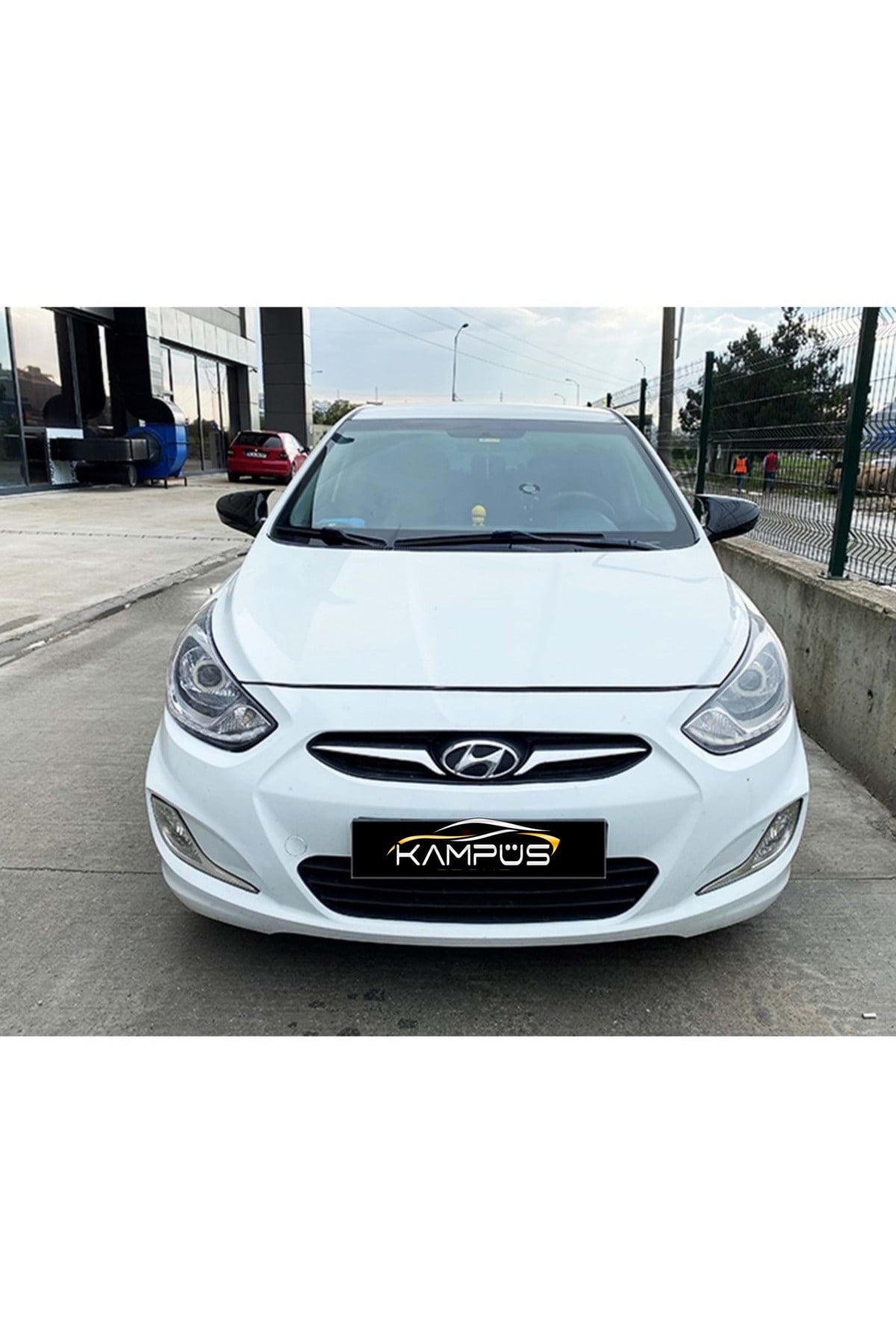 Hyundai Accent Blue Sinyalsiz Batman Yarasa Ayna Kapağı Piano Black 2011-2018 Arası