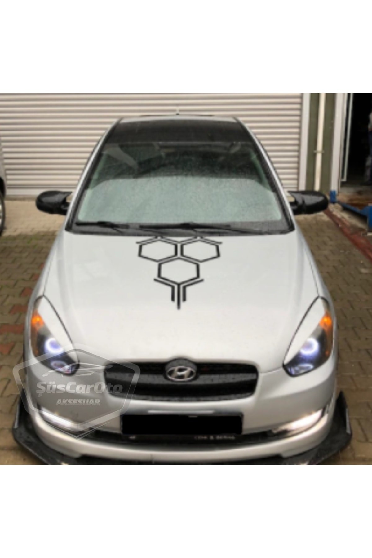 Hyundai Accent Era 2006-2012 Batman Yarasa Ayna Kapağı Piano Black Abs Plastik