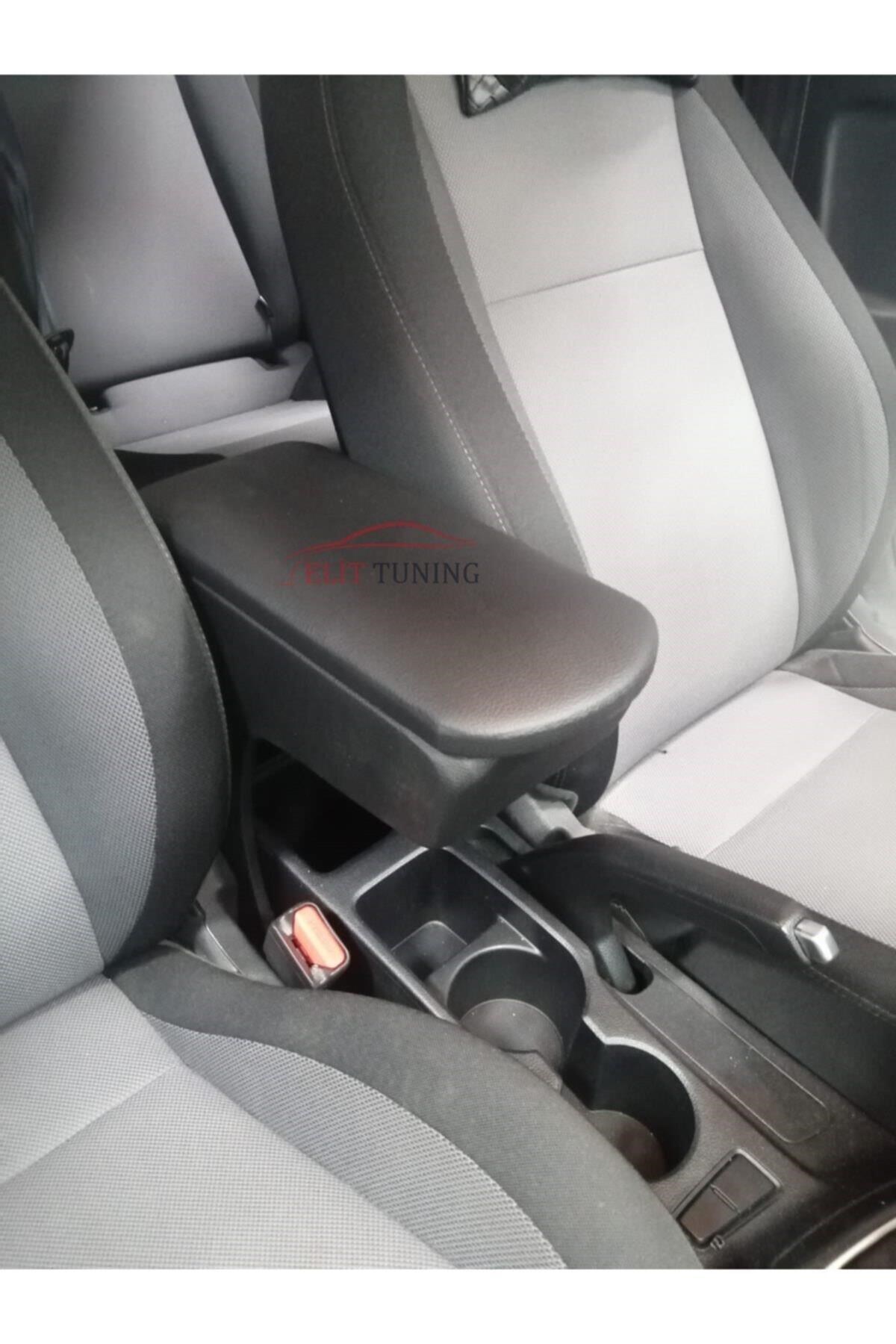 Hyundai I20 Uyumlu Deri Kol Dayama Kolçak Siyah Özel Üretim Mdf