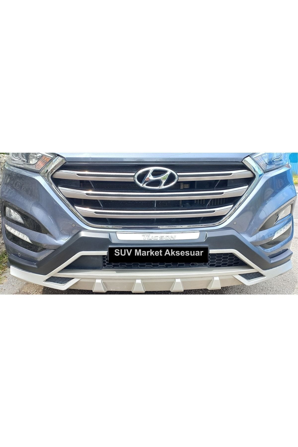 Hyundai Tucson 2015-2016- 2017 Ön Tampon Koruma ( Difüzör ) Uyumlu