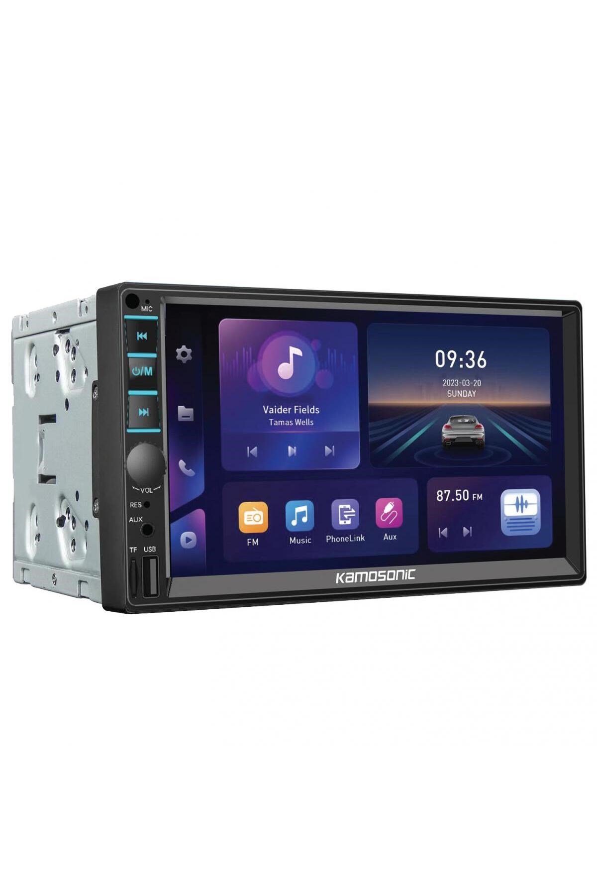 Ks-g755 7'' Oto Double Teyp Bluetooth-usb Geri Görüş Kamerası Mirror Link Uyumlu