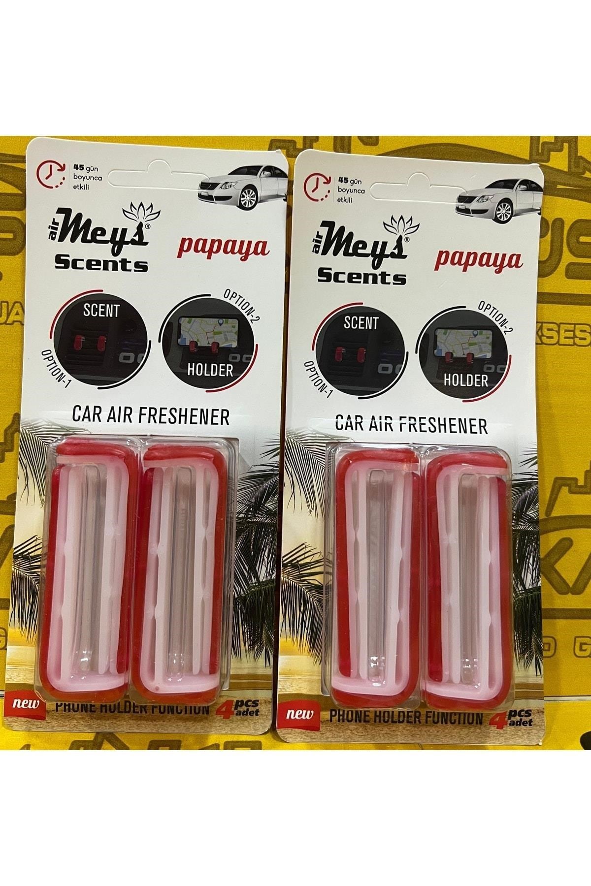 Meys Klips Koku Papaya Kırmızı 2 Paket