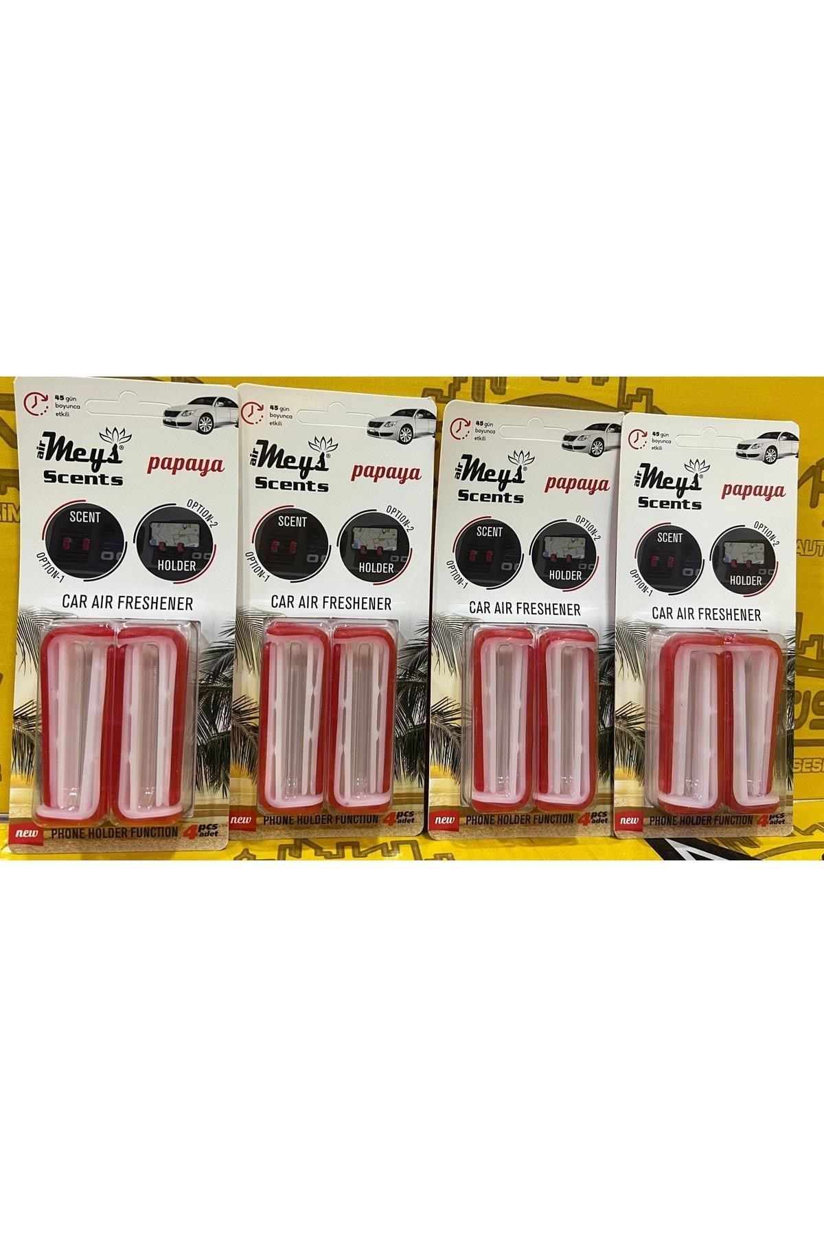 Meys Klips Koku Papaya Kırmızı 4 Paket