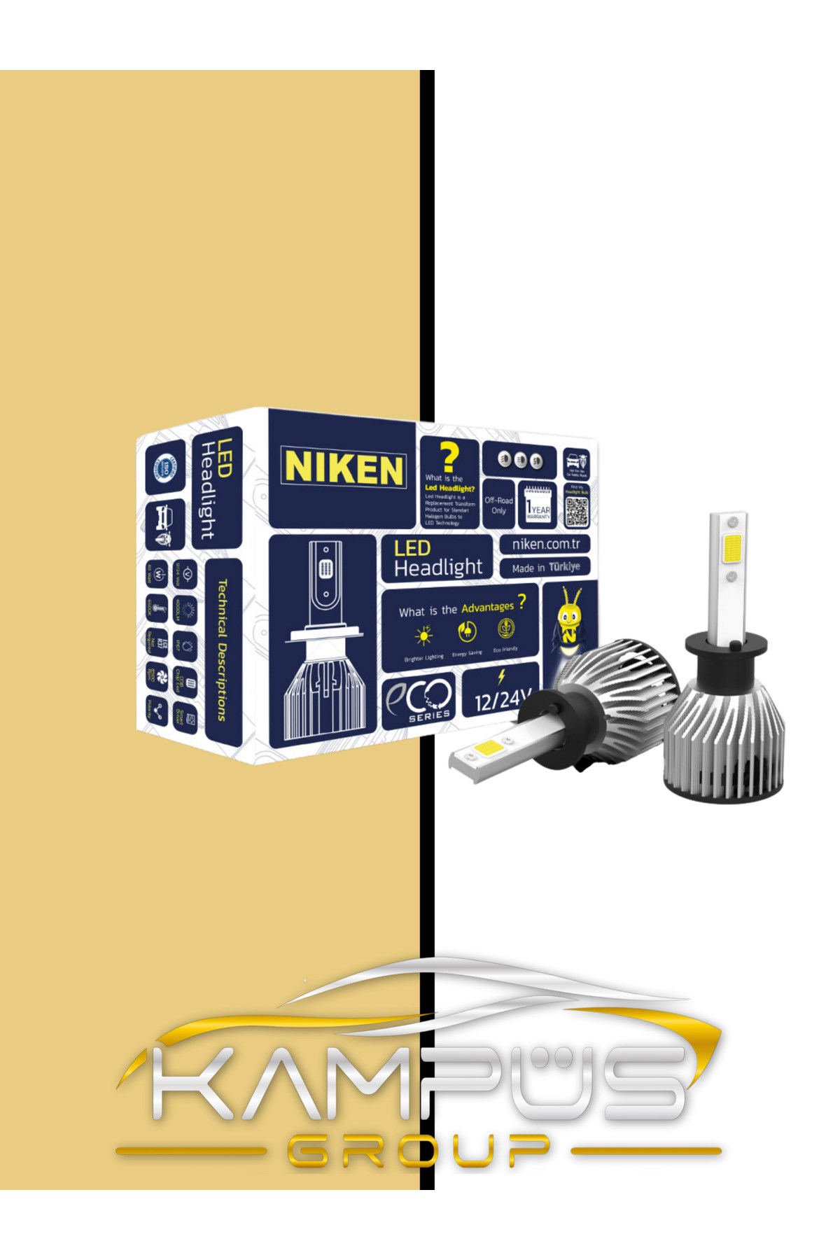 NİKEN ECO H1 LED XENON