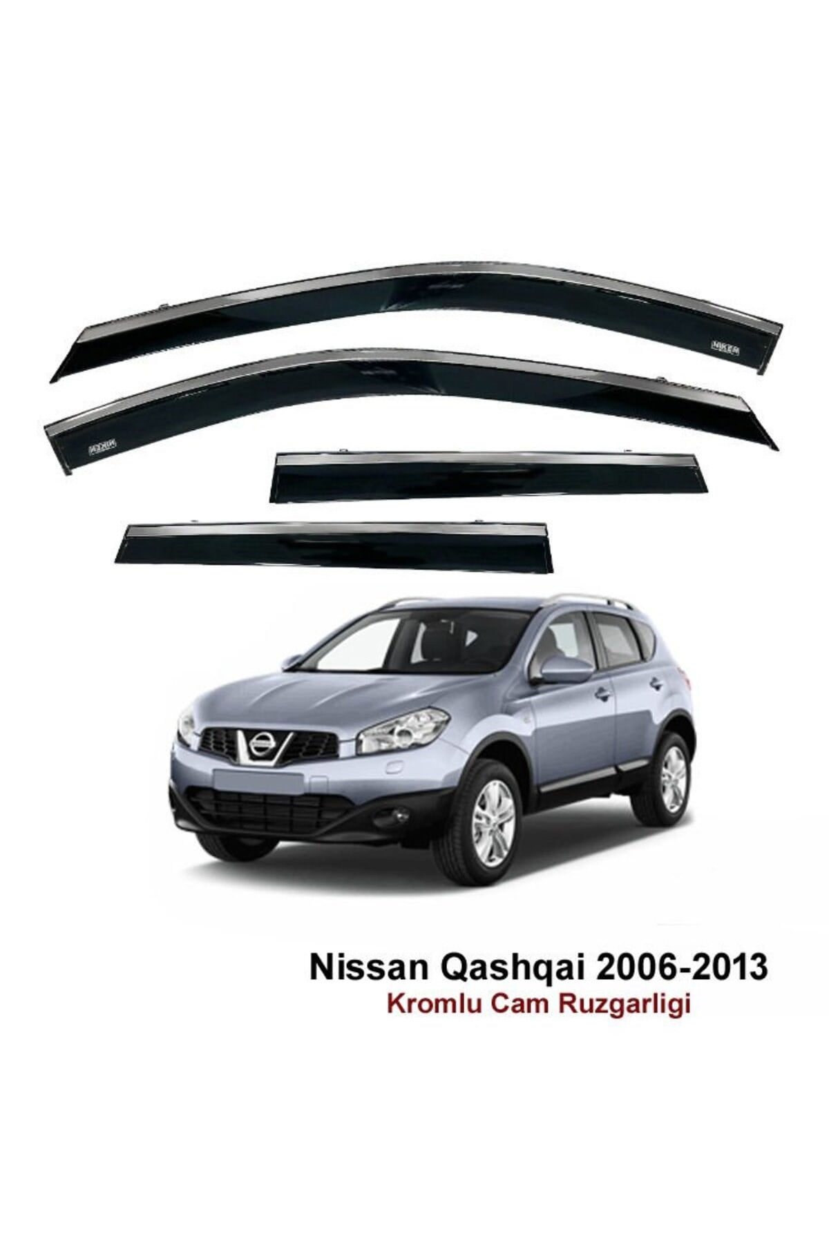 Nissan Qashqai Kromlu Cam Rüzgarlığı 2006-2013