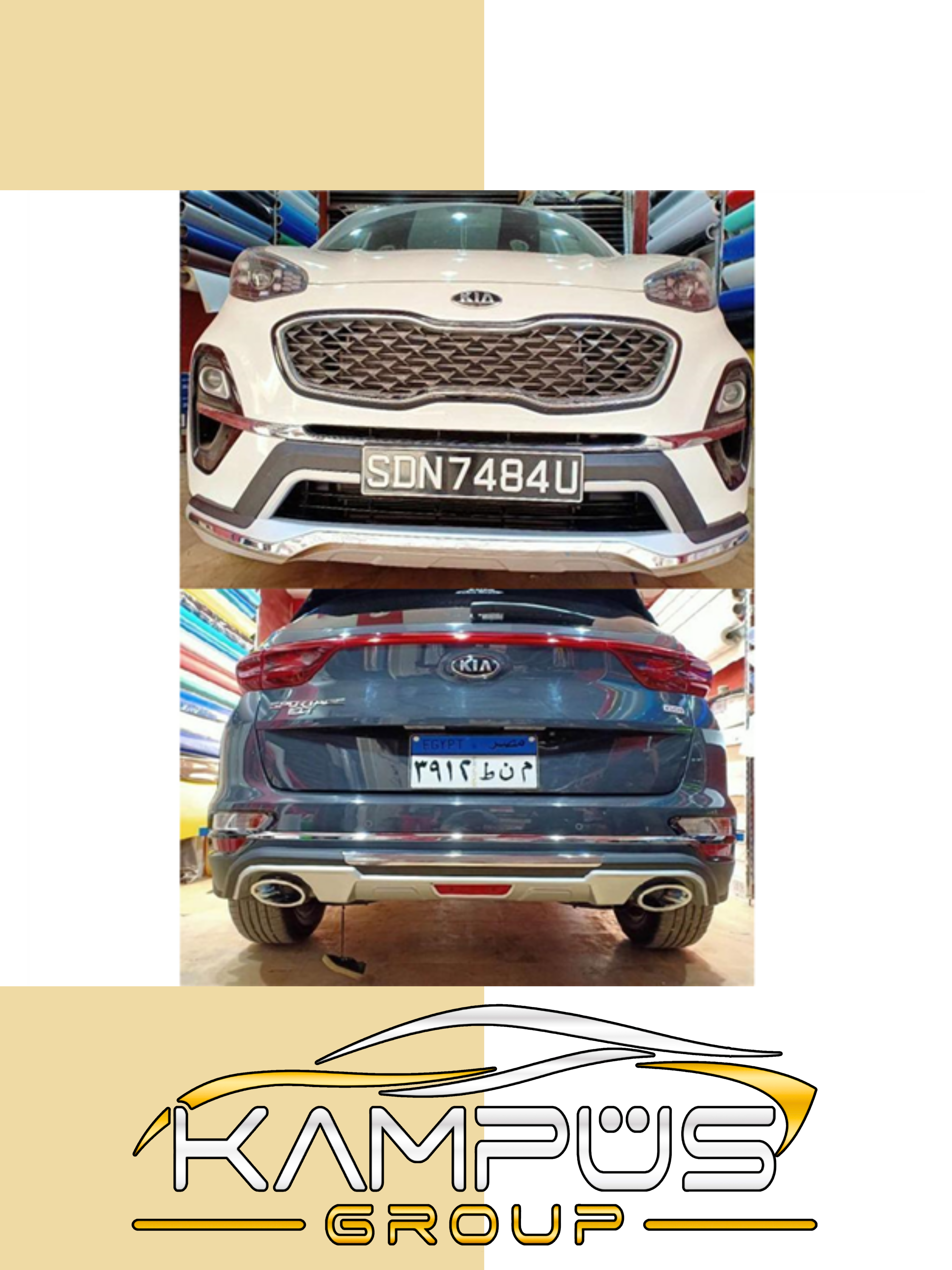 Ön Arka Koruma Sportage 2019-2021