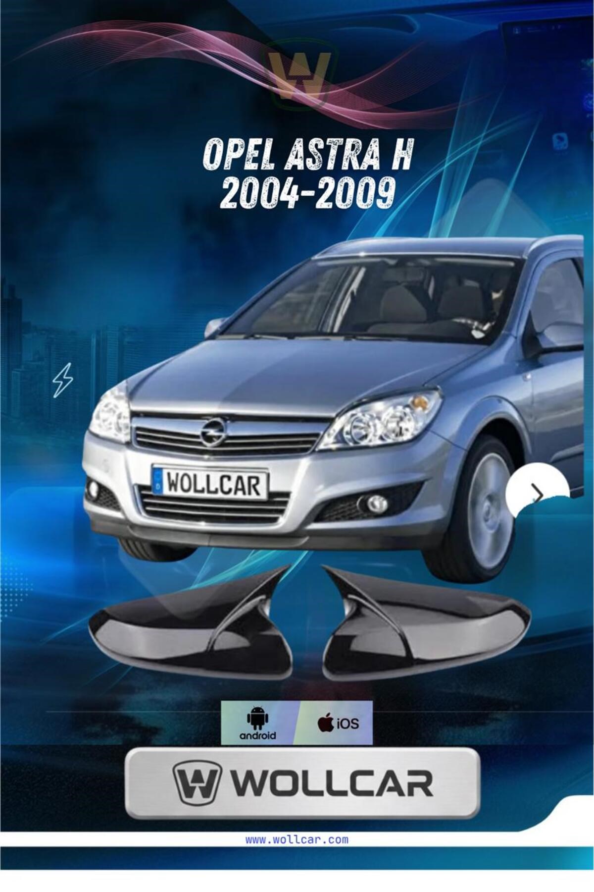 Opel Astra H 2004-2009 Yarasa Ayna Kapağı