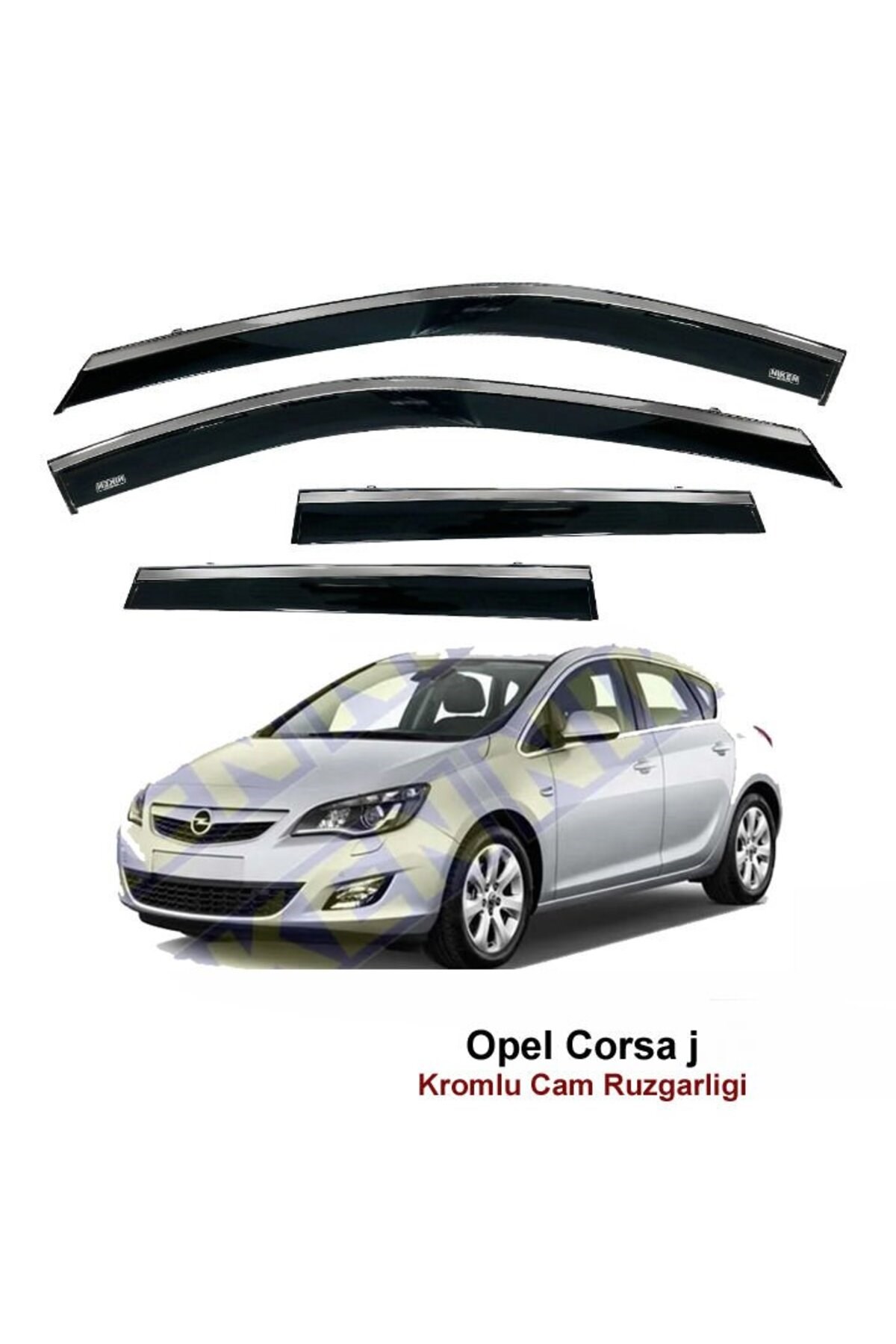 Opel Astra J Kromlu Cam Rüzgarlığı