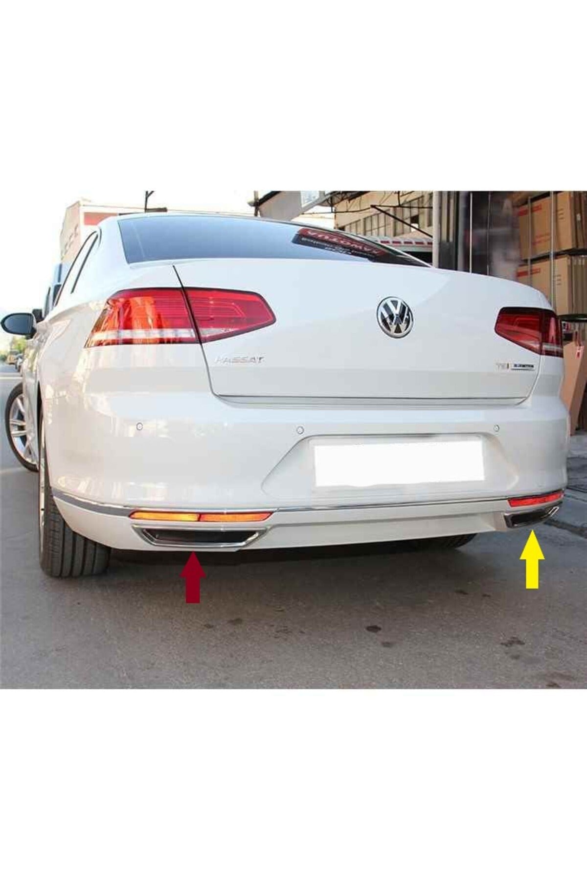 Passat B8 Egsoz Krom Çerçevesi 2 Parça 2015 2016 2017 2018 2019
