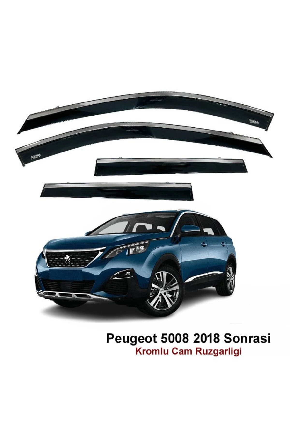 Peugeot 5008 Kromlu Cam Rüzgarlığı 2018 Sonrası