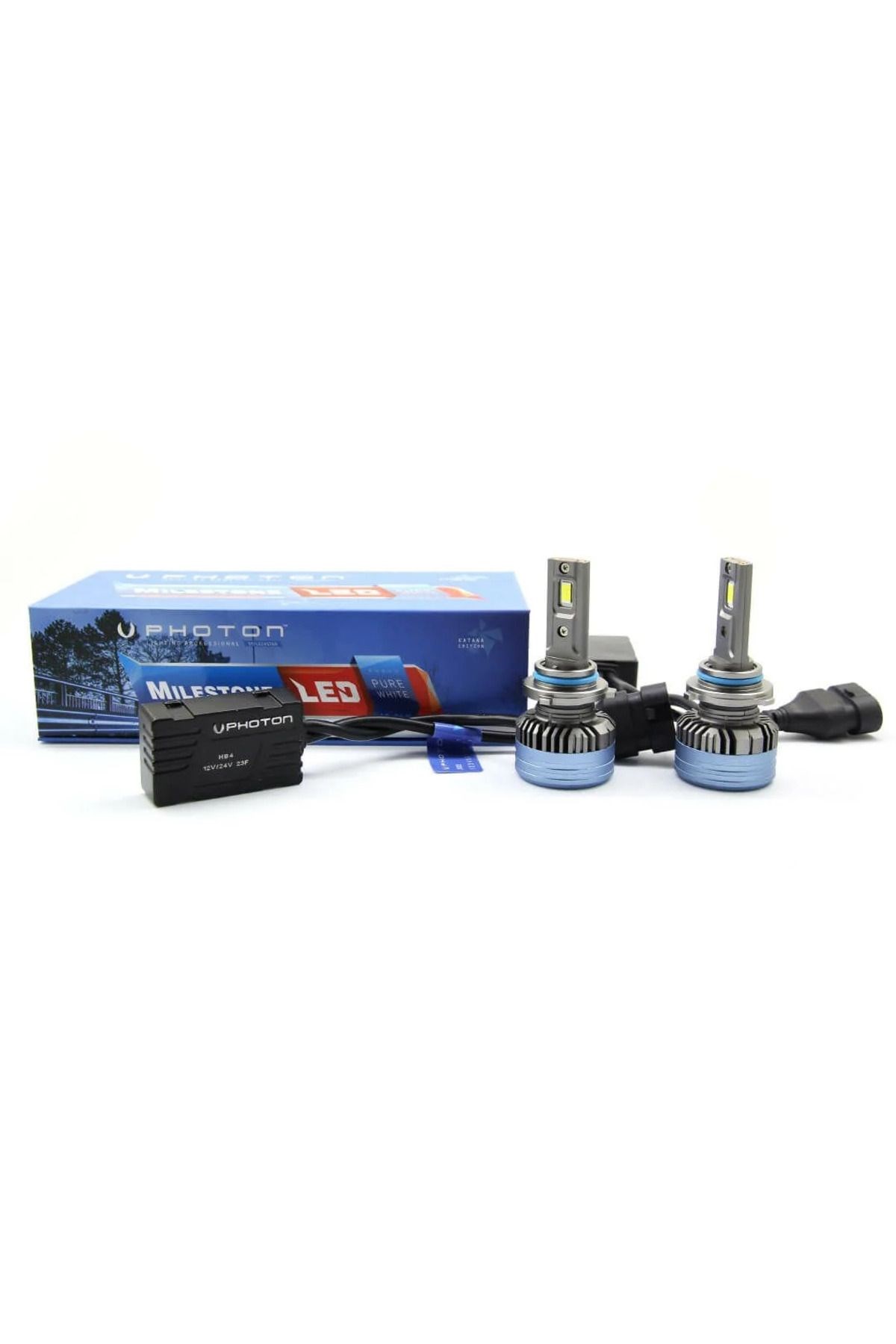 PHOTON  Uyumlu HB4 9006 KATANA EDİTİON 12-24V LED XENON (T10 PARK AMPULU HEDİYELİ)