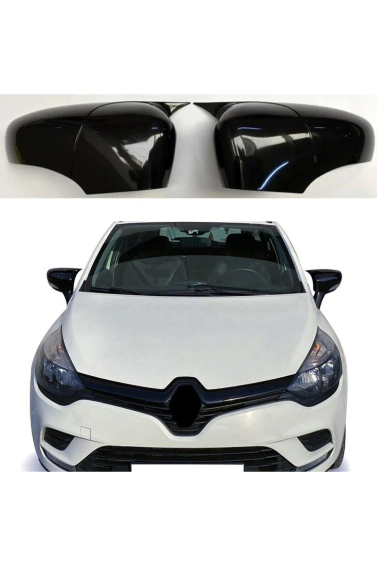 Renault Clio 4 Batman Yarasa Ayna Kapağı Piano Black / 2012-2019