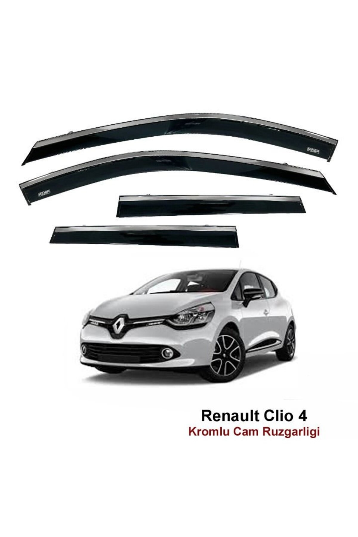 Renault Clio 4 Kromlu Cam Rüzgarlığı