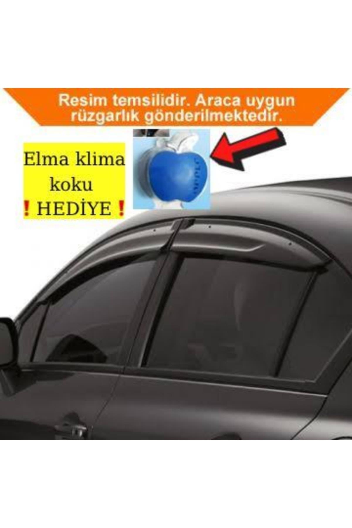 Renault Megane 1 Cam Rüzgarlığı 4'lü Takım