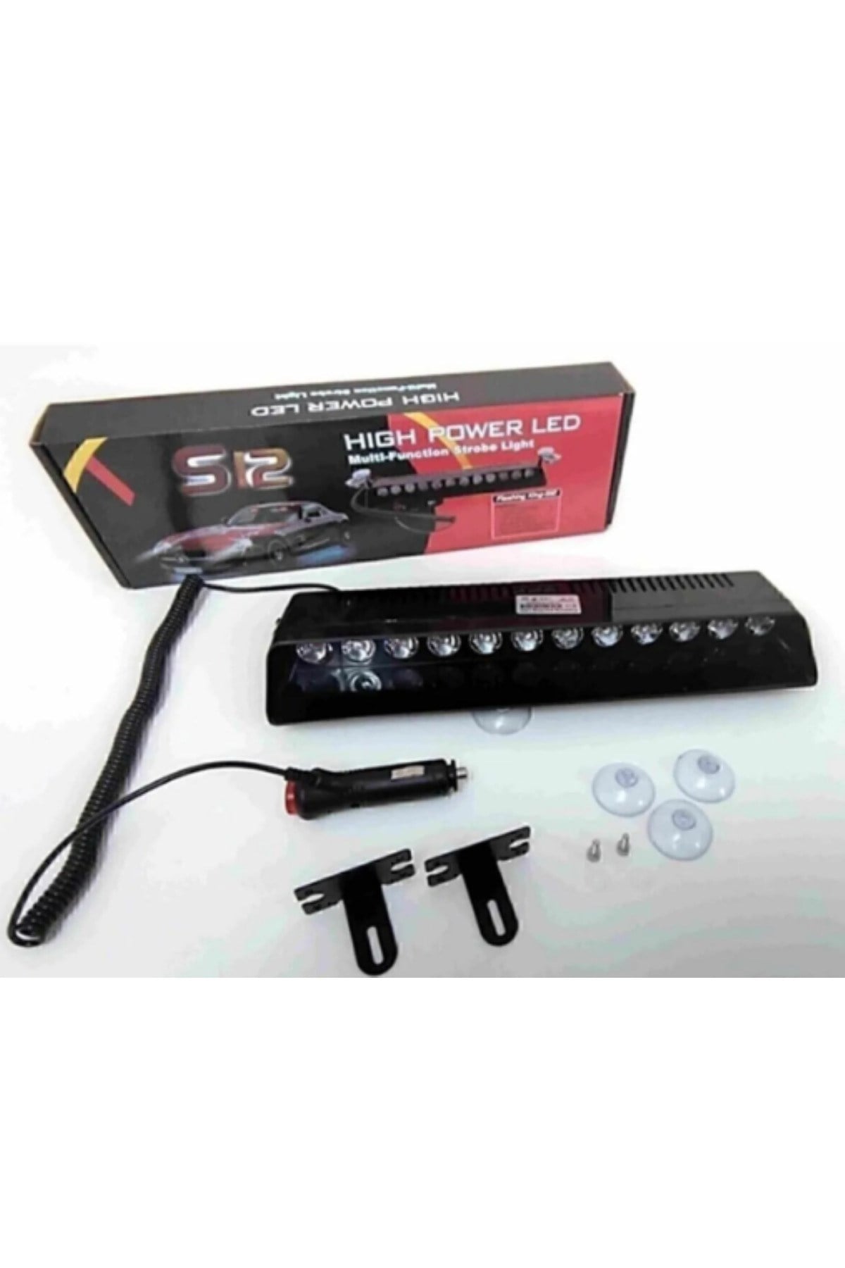 S12 Kırmızı Mavi Beyaz Hıgh Power Led Çakar