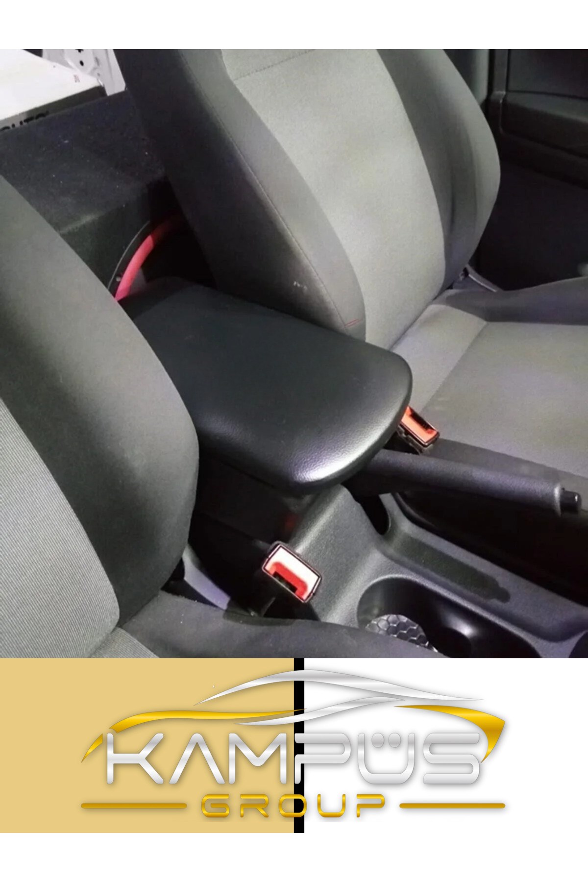 Seat Leon Deri Kol Dayama Kolçak Siyah Özel Üretim Mdf