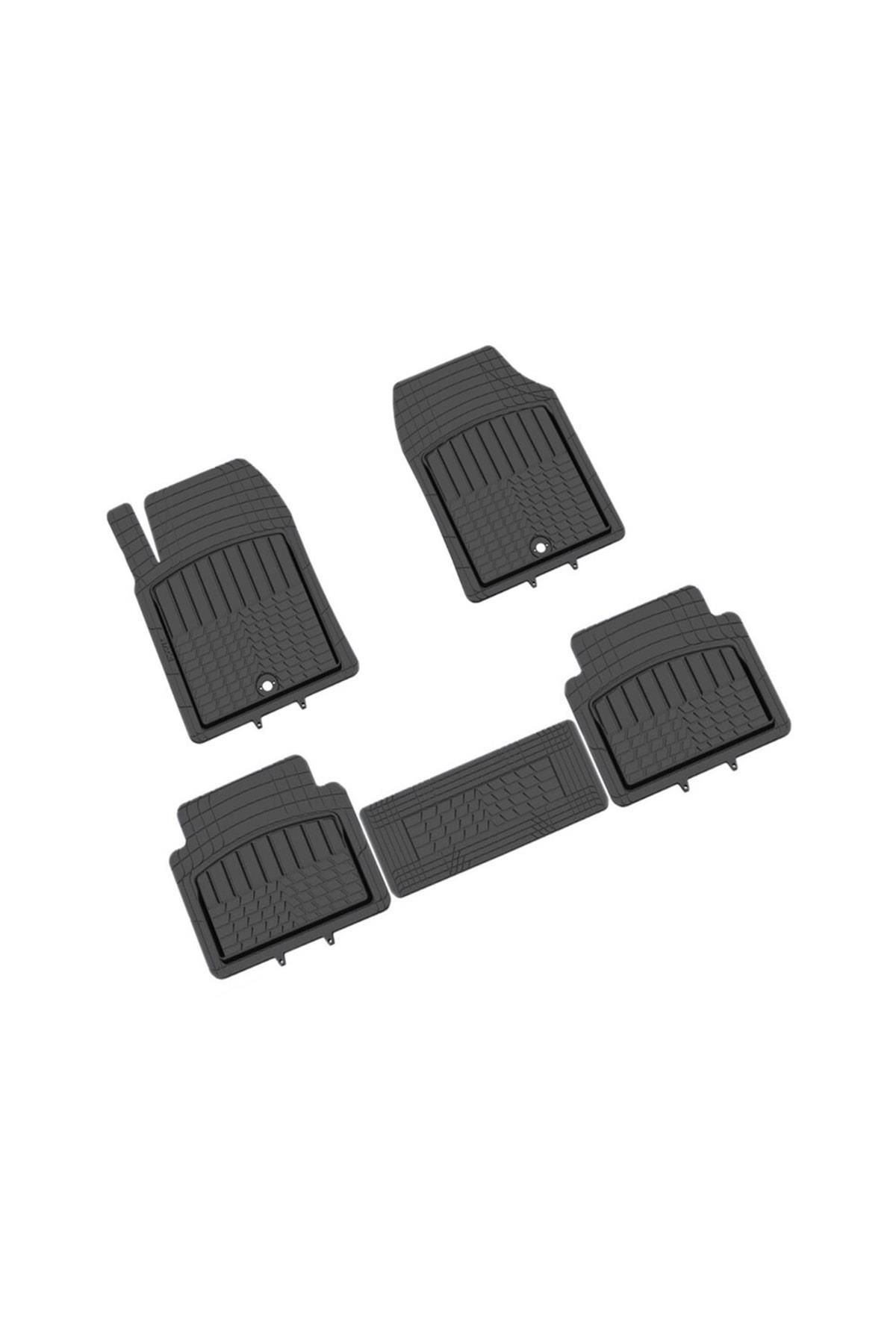 Siyah Kauçuk Paspas Universal Racing Havuzlu / Tepay510-s