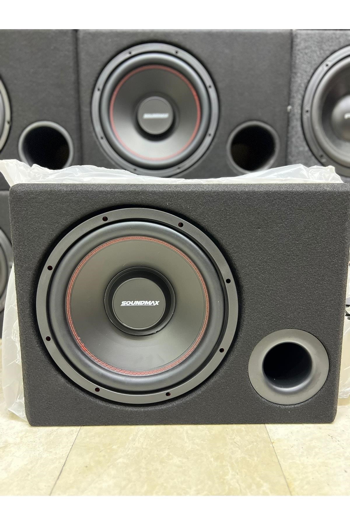 Soundmax Sx-fc12 30cm Subwoofer 1500wat 400rms Kabinli Soundmax